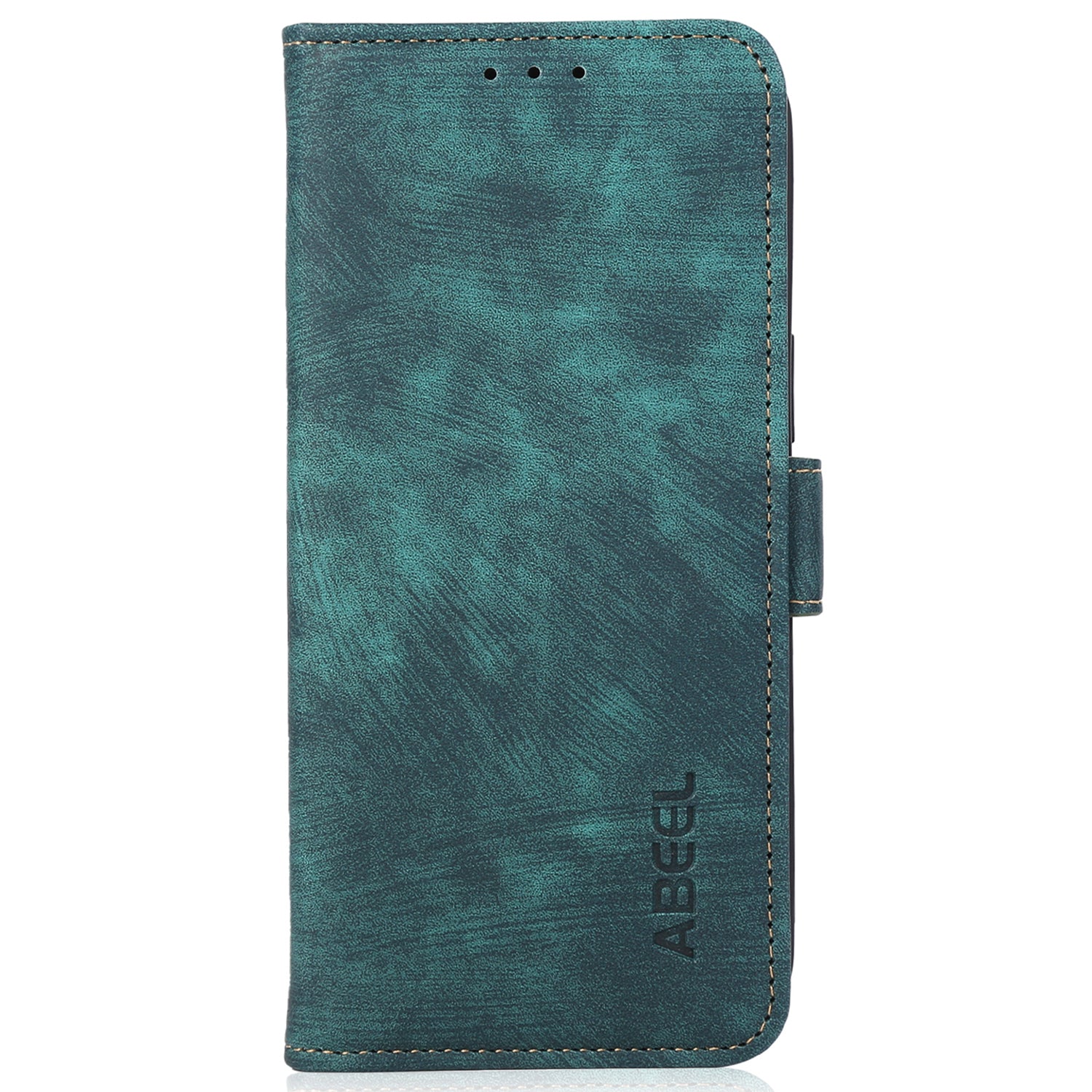 ABEEL For Motorola Moto G24 4G / G04 4G Retro PU Leather+TPU Cell Phone Case Anti-scratch Phone Stand Cover