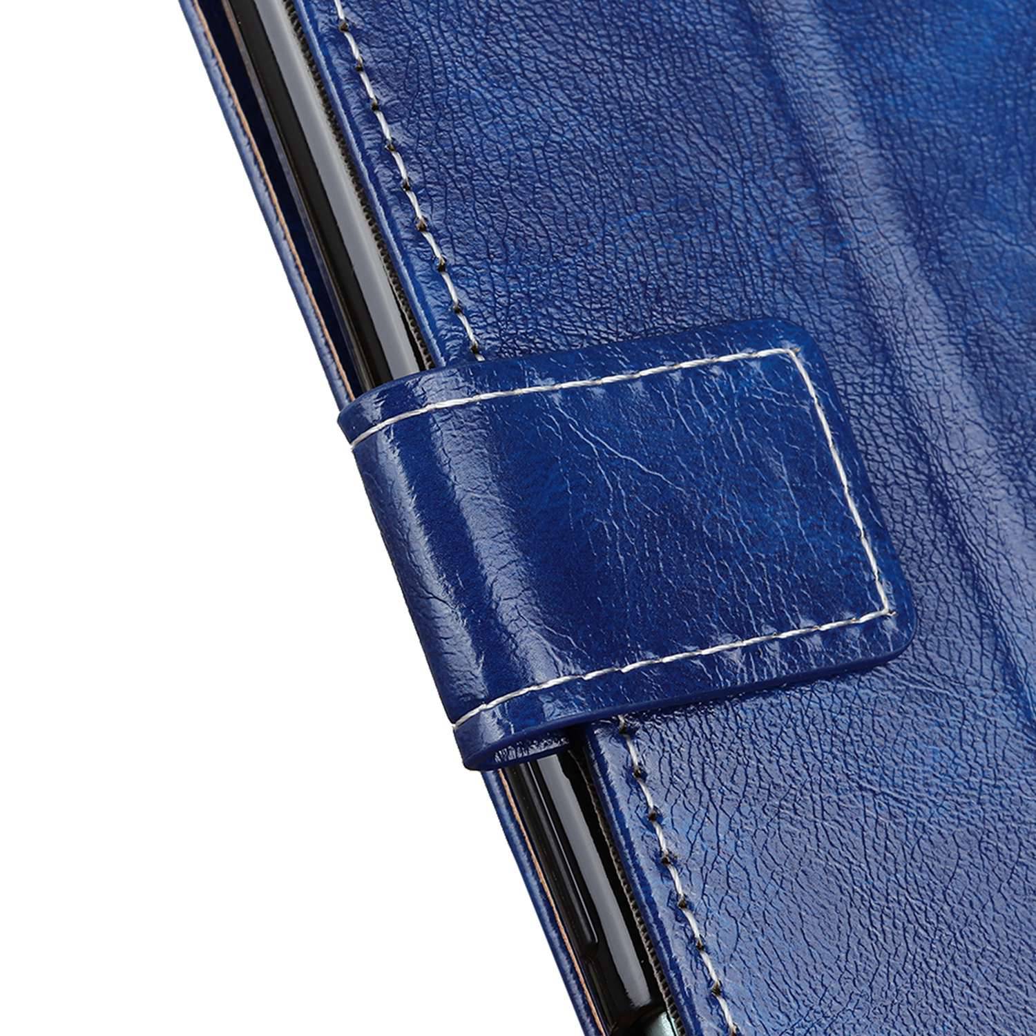 PU Leather Phone Cover for Motorola Moto G04 4G / G24 4G Retro Crazy Horse Texture Wallet Phone Stand Case