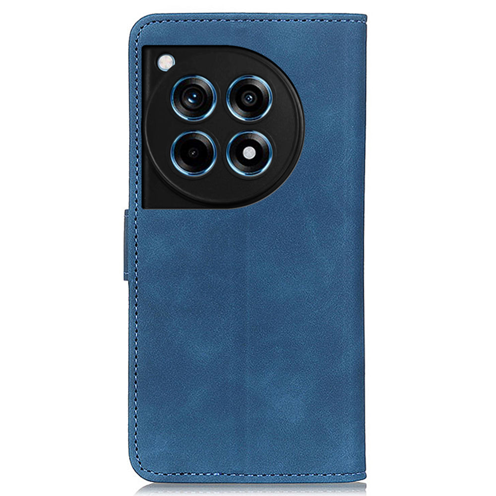 KHAZNEH For OnePlus 12R 5G / Ace 3 5G Case Retro PU Leather Wallet Stand Phone Protection Cover