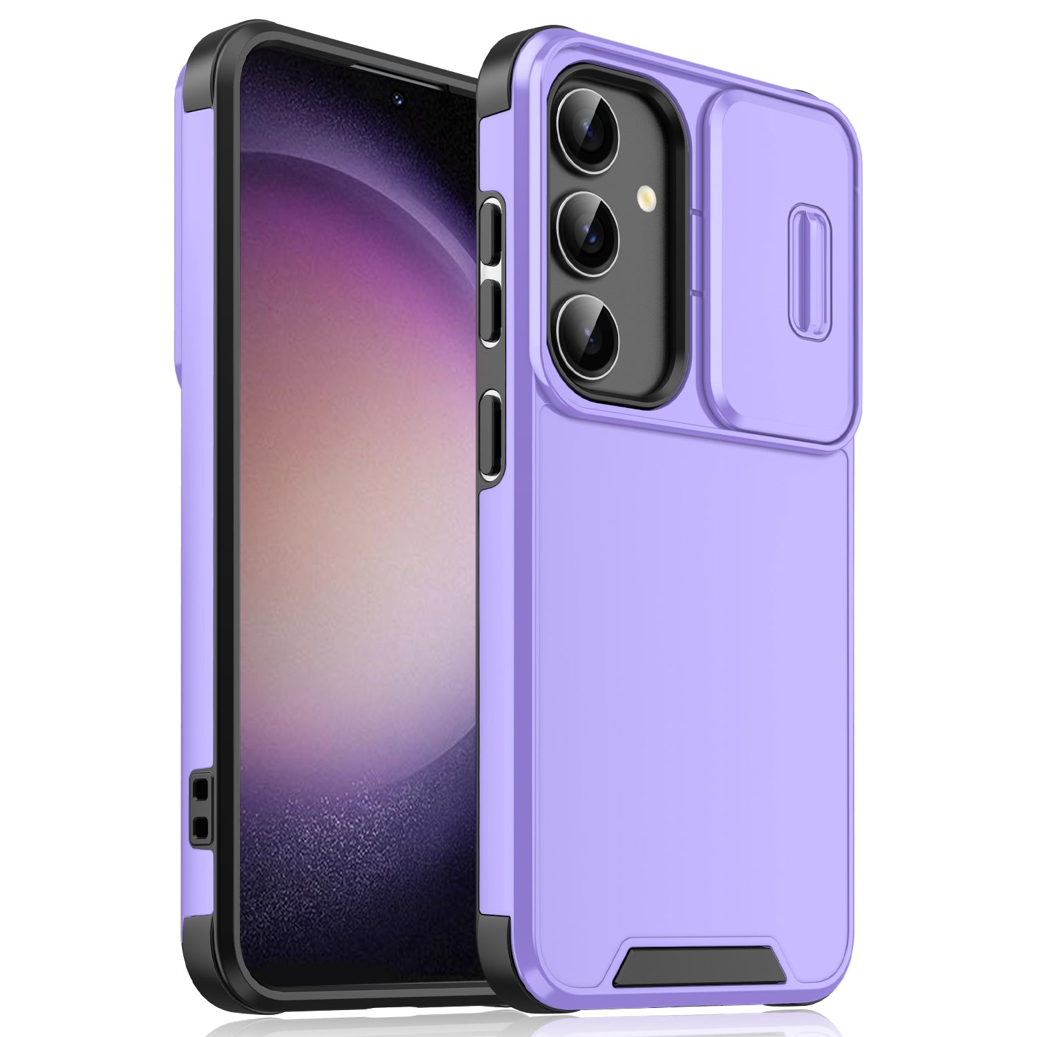 For Samsung Galaxy A54 5G Case PC+TPU Phone Cover with Slide Camera Protection