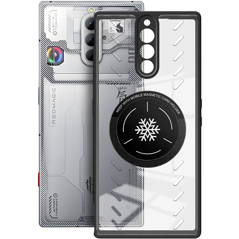 IMAK UX-9A Series for ZTE nubia Red Magic 8 Pro 5G / 8 Pro+ 5G / 8S Pro Clear Case Heat Dissipation PC+TPU Cover