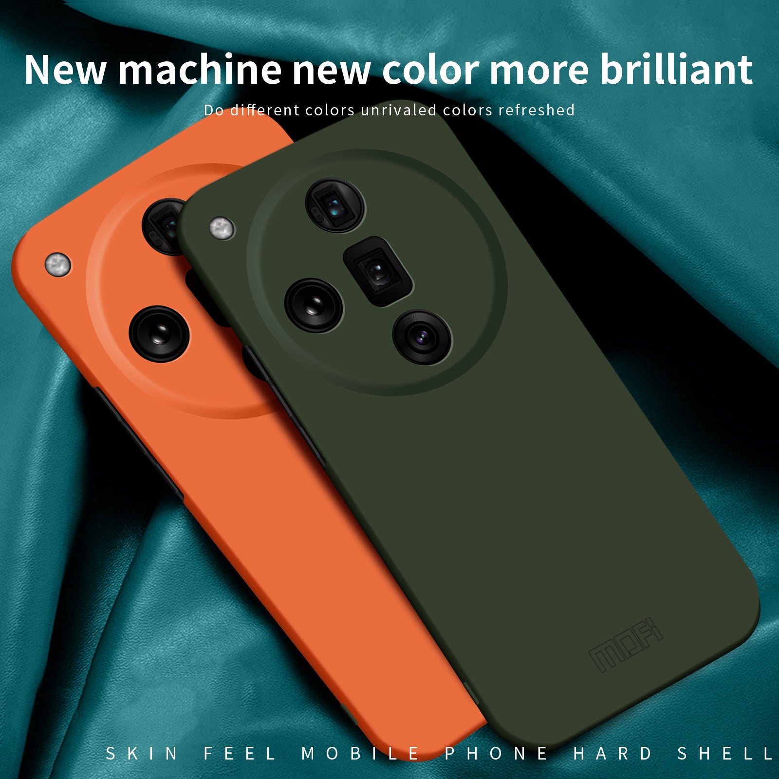 MOFI JK Qin Series For Oppo Find X7 Ultra Slim Case Matte TPU+Acrylic Phone Back Shell
