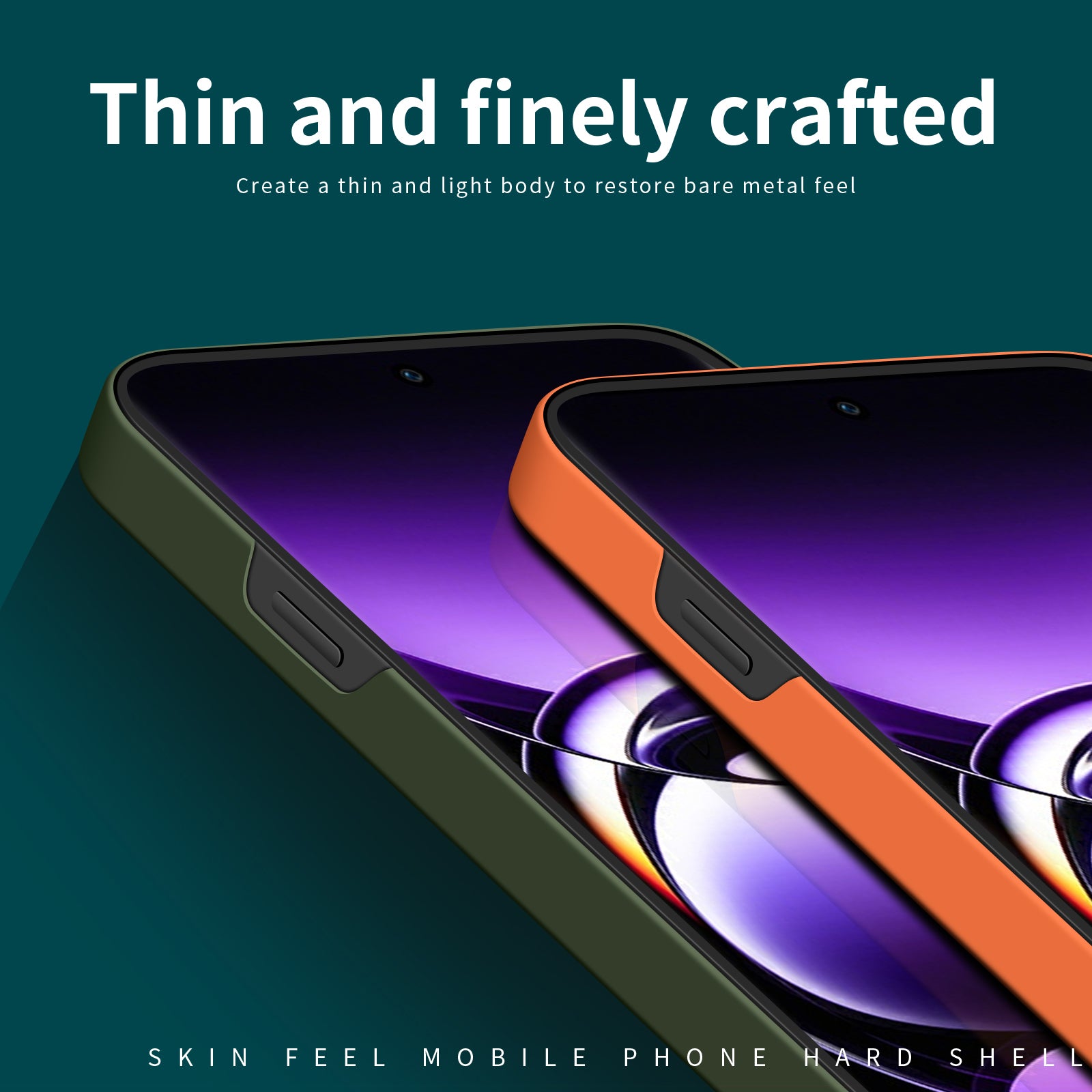 MOFI JK Qin Series For Oppo Find X7 Ultra Slim Case Matte TPU+Acrylic Phone Back Shell