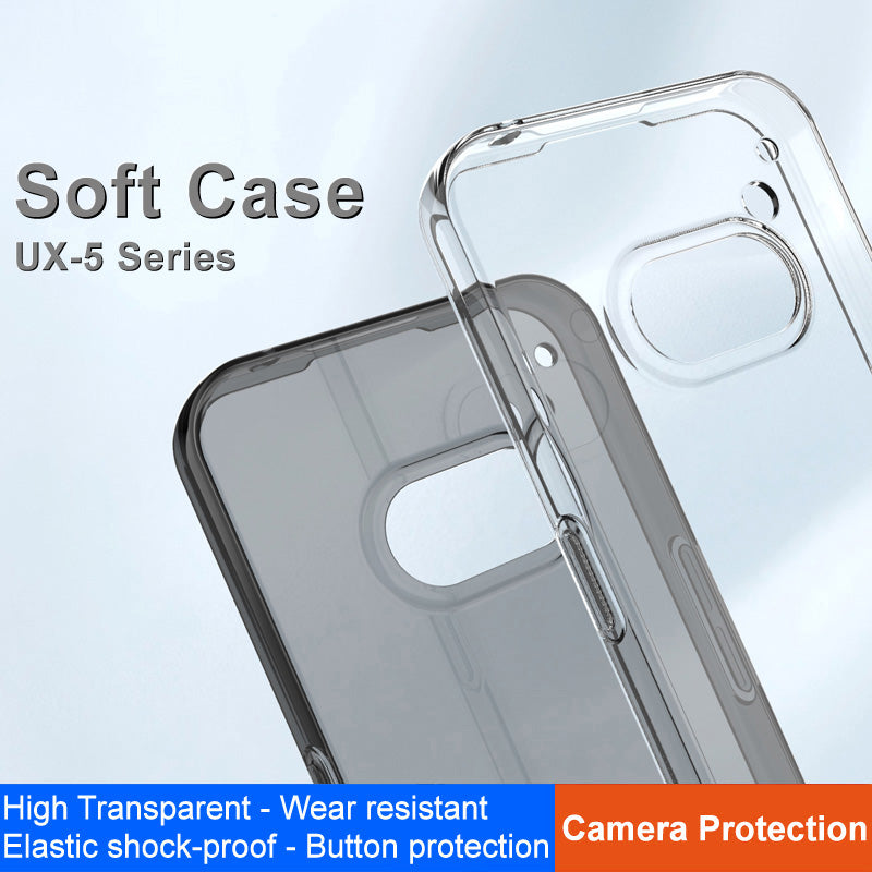 IMAK UX-5 Series For Nothing Phone (2a) Anti-Scratch Clear TPU Phone Case Anti-Drop Phone Cover