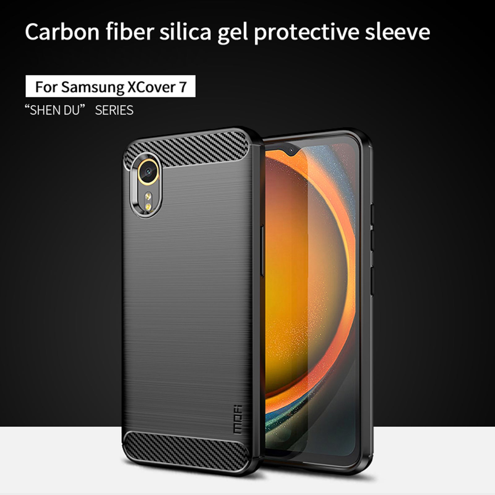 MOFI JK TPU Series-1 For Samsung Galaxy Xcover7 Case Brushed Flexible Phone Cover