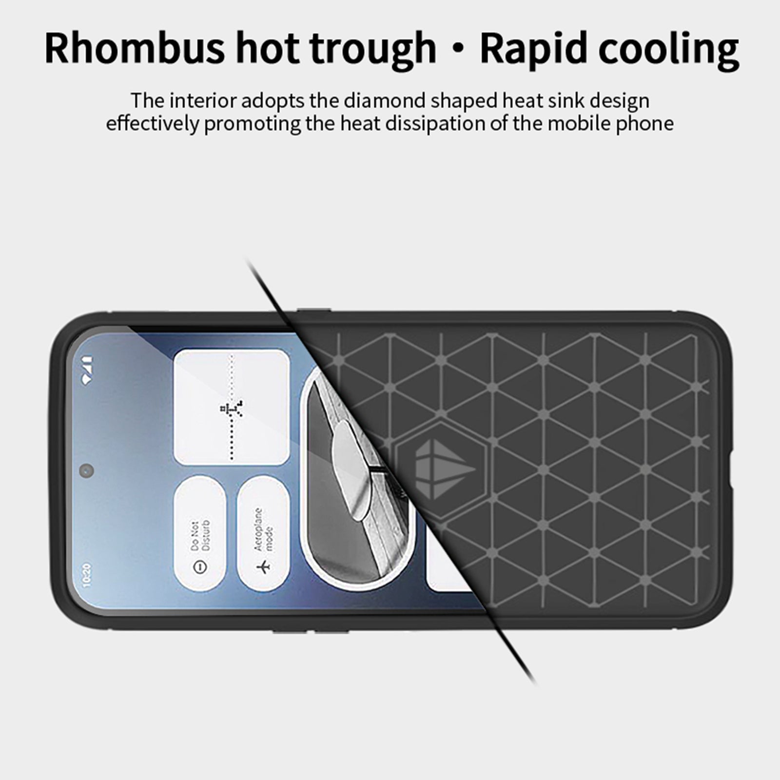 MOFI JK TPU Series-1 For Nothing Phone (2a) Cell Phone Cases Shock-Absorbent Brushed Cover