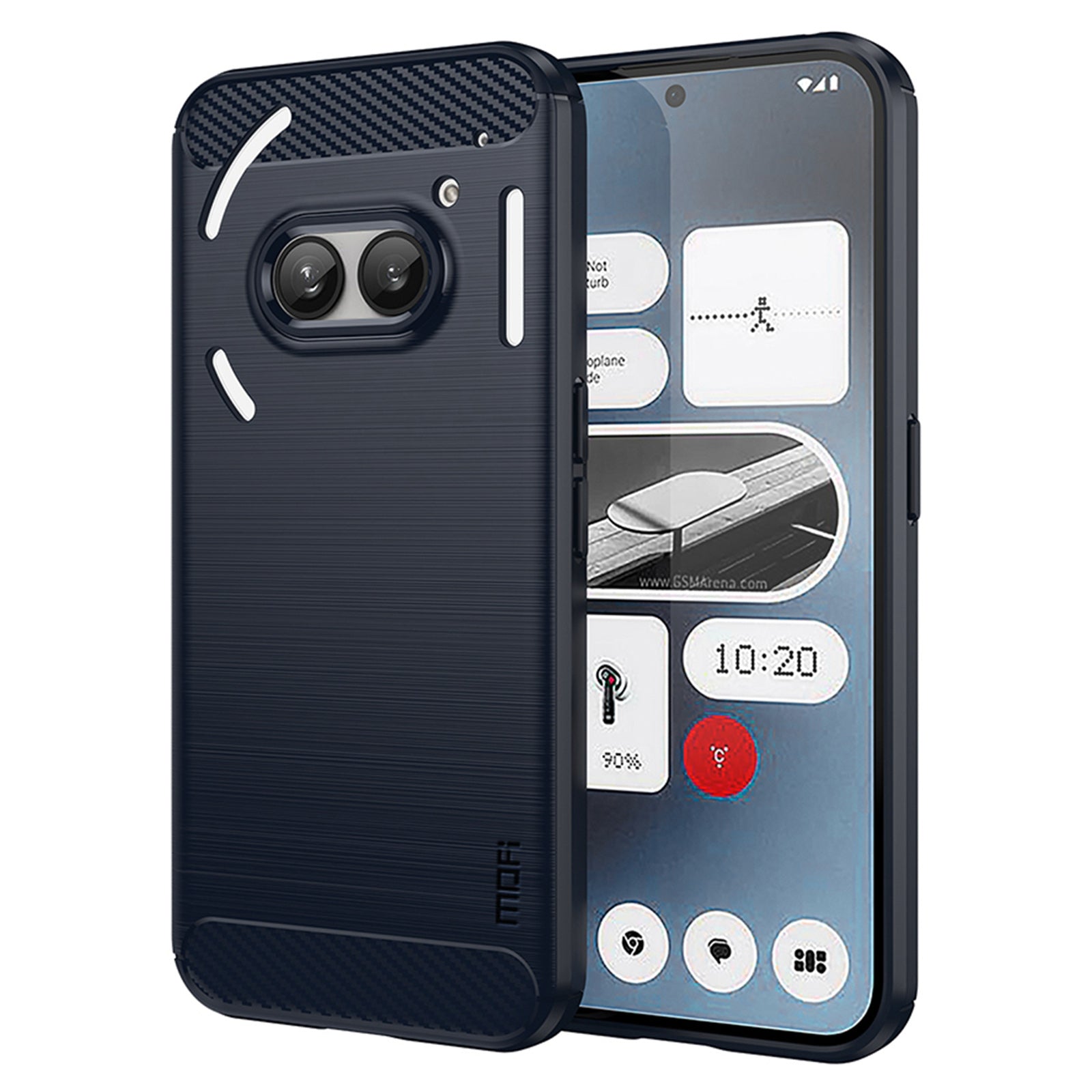 MOFI JK TPU Series-1 For Nothing Phone (2a) Cell Phone Cases Shock-Absorbent Brushed Cover