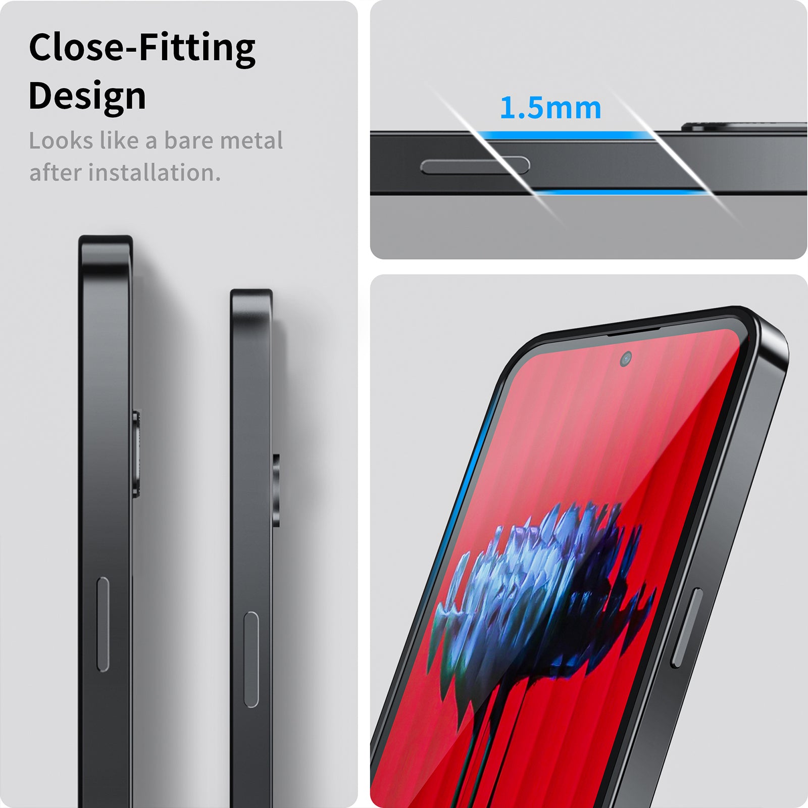 Magic Shield Magnetic Series For Nothing Phone (2a) Case Metal Frame Phone Cover Compatible with MagSafe