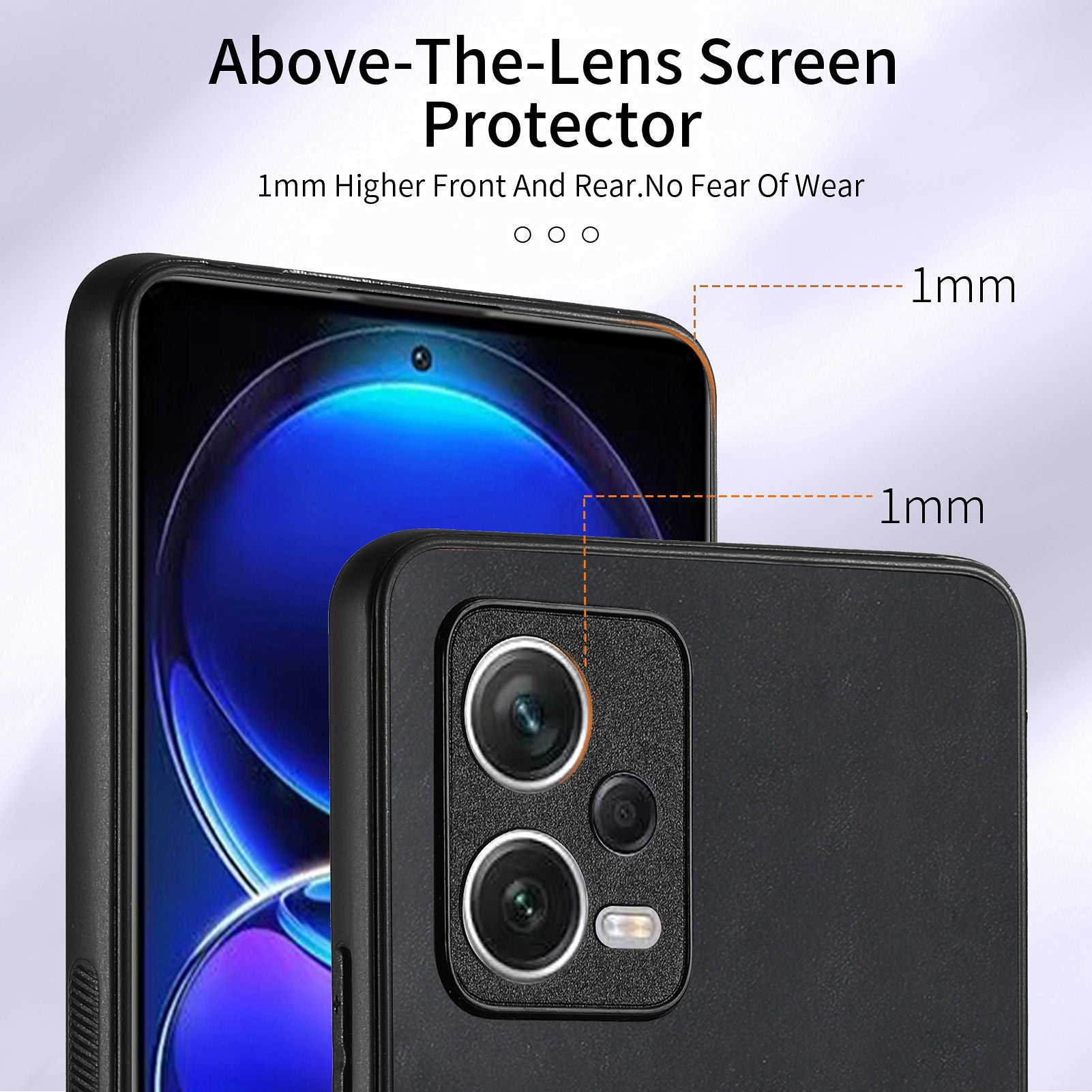 D2 For Xiaomi Redmi Note 12 Pro 5G Case Ring Kickstand Retro Leather+TPU Card Holder Phone Cover