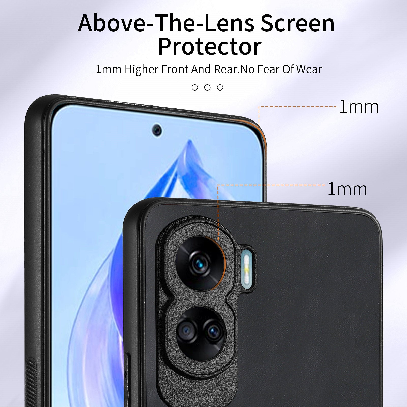 D2 For Honor X50i 5G / 90 Lite 5G Case Kickstand Anti-Drop Leather Coated TPU Shell