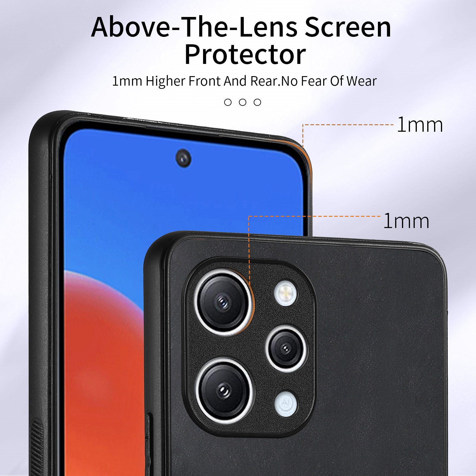 D2 For Xiaomi Redmi 12 4G / Redmi 12 5G (Global) / Poco M6 Pro 5G Case Ring Holder Kickstand TPU Phone Shell