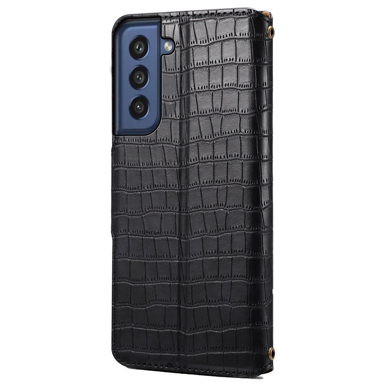 For Samsung Galaxy S21 FE 5G Case Crocodile Texture Leather Flip Phone Cover