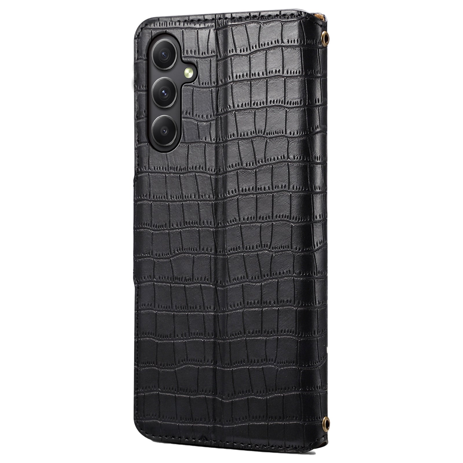 For Samsung Galaxy A34 5G Case Crocodile Texture Leather Stand Folio Smartphone Cover