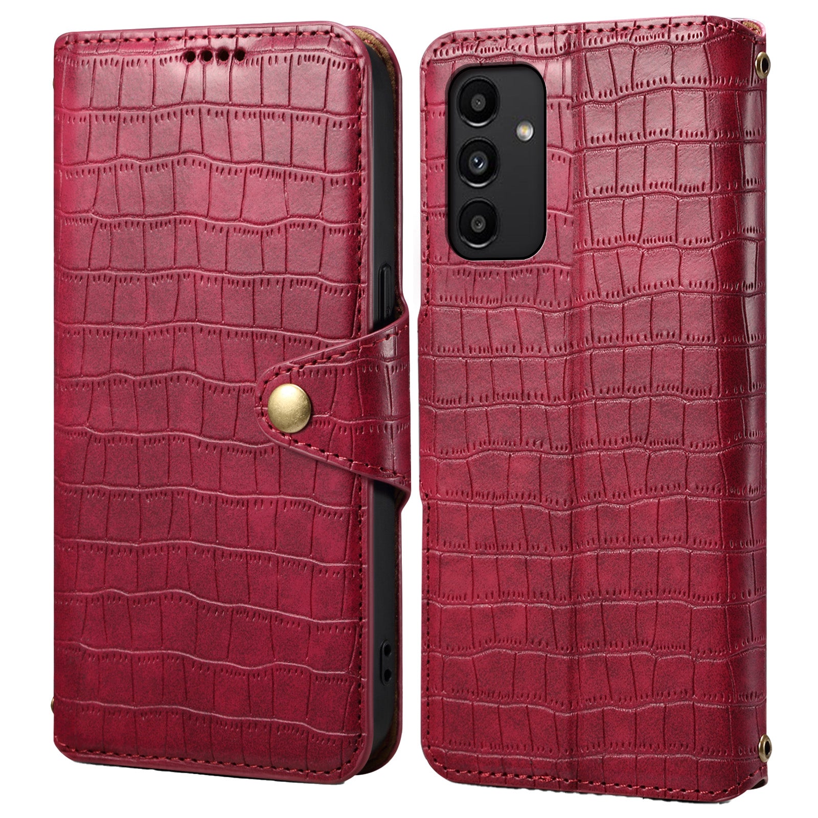 For Samsung Galaxy A13 5G Case Crocodile Texture Wallet Leather Phone Cover