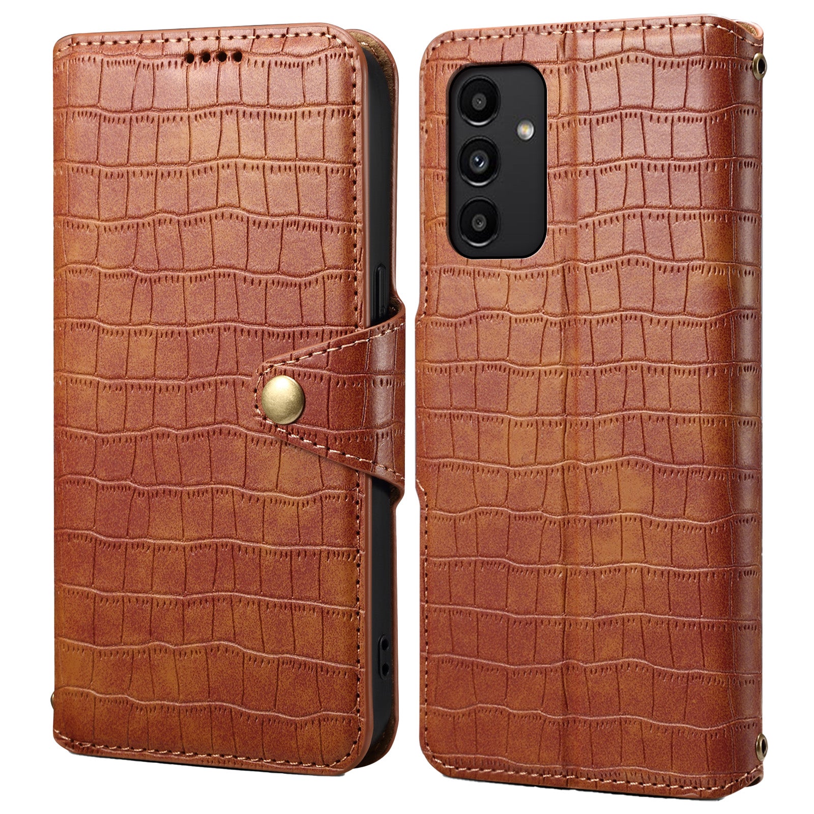 For Samsung Galaxy A13 5G Case Crocodile Texture Wallet Leather Phone Cover