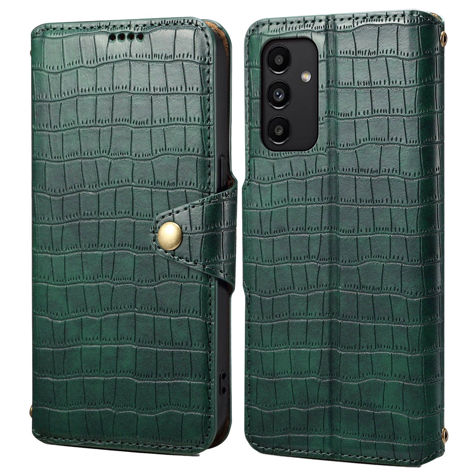 For Samsung Galaxy A13 5G Case Crocodile Texture Wallet Leather Phone Cover