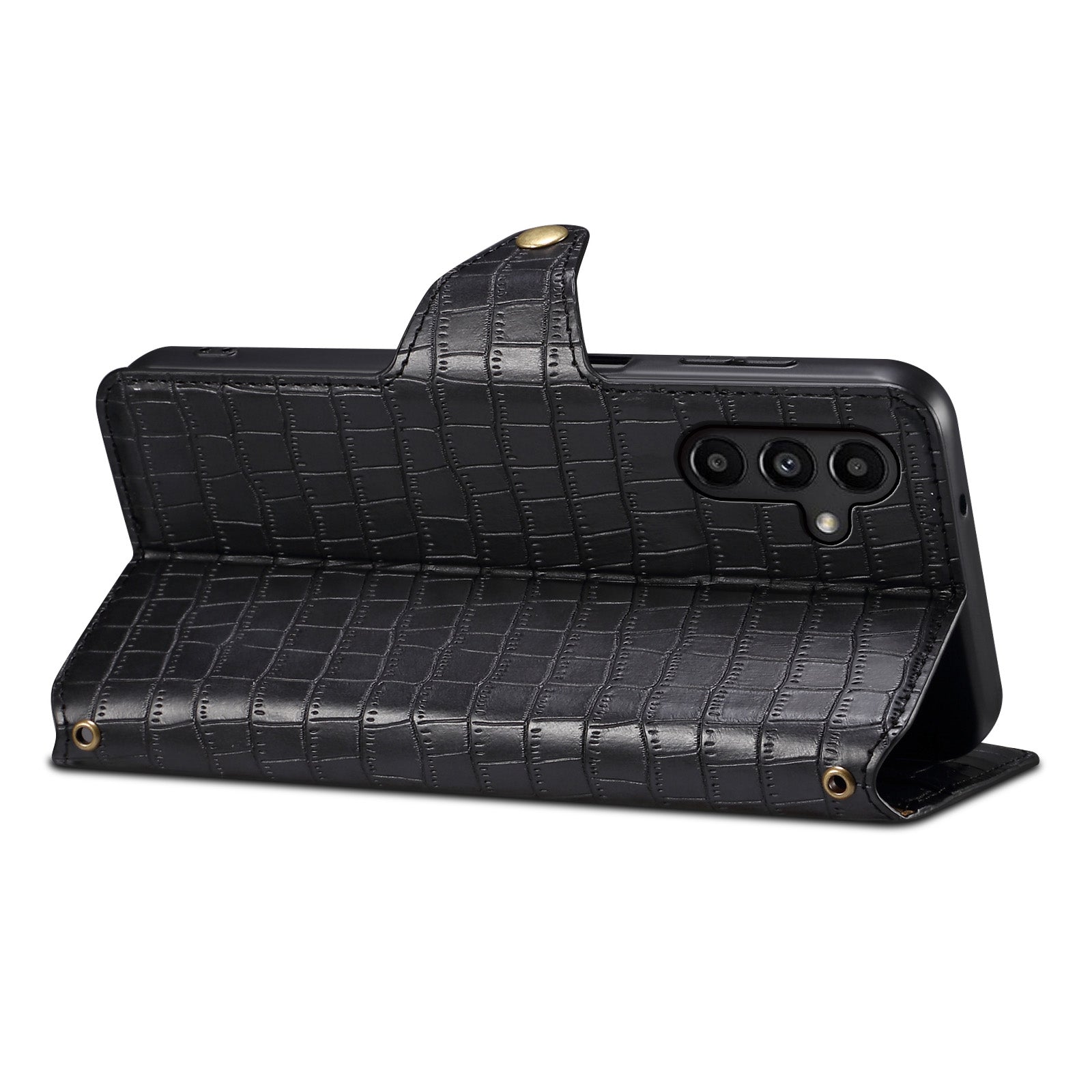 For Samsung Galaxy A14 5G / 4G Leather Case Crocodile Texture Flip Wallet Phone Cover