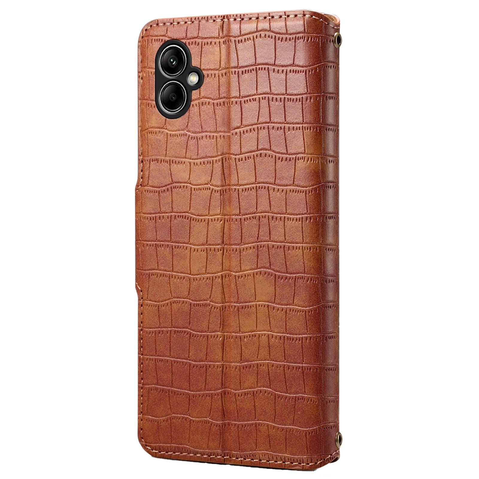 For Samsung Galaxy A05 4G Anti-Scratch Wallet Phone Cover PU Leather Phone Stand Case (Crocodile Texture)