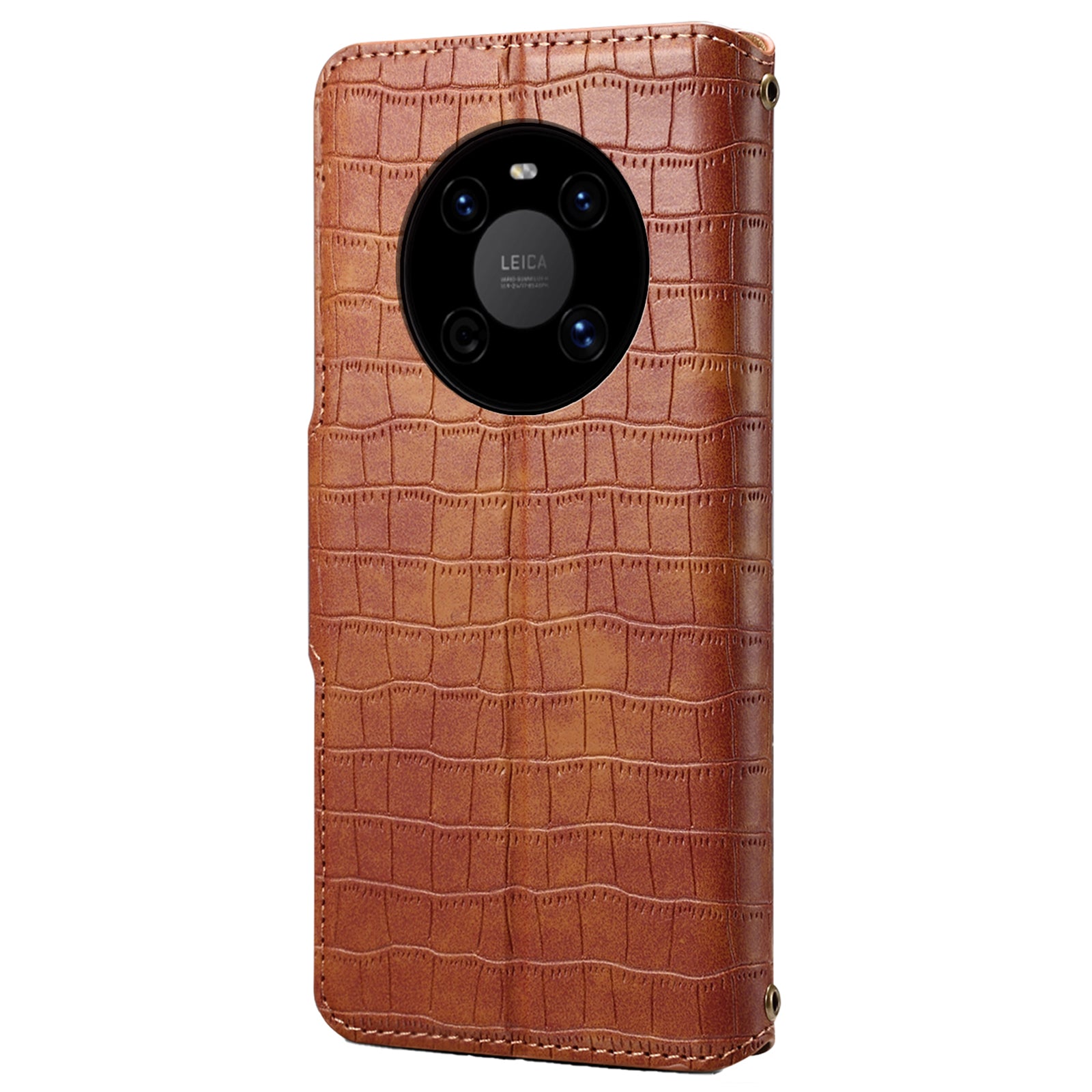 For Huawei Mate 40 Leather Case Crocodile Texture Wallet Full Protection Phone Cover