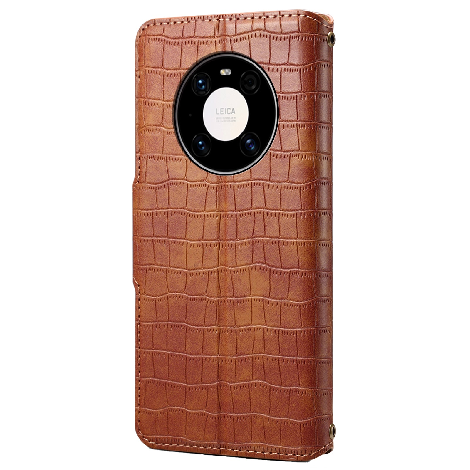 For Huawei Mate 40 Pro 4G / Mate 40 Pro 5G Case Leather Crocodile Texture Magnetic Folio Phone Cover