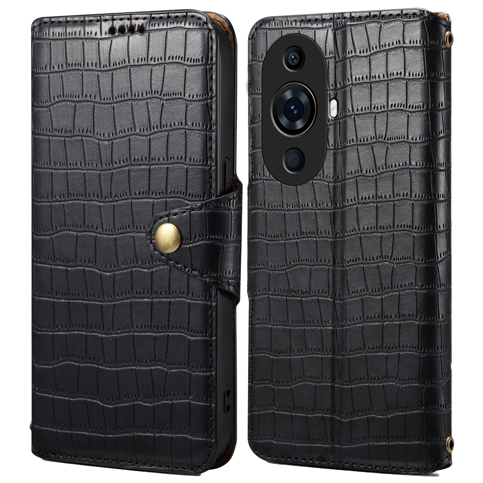 Phone Cover for Huawei nova 11 Pro / nova 11 Ultra Wallet Crocodile Texture Leather Case
