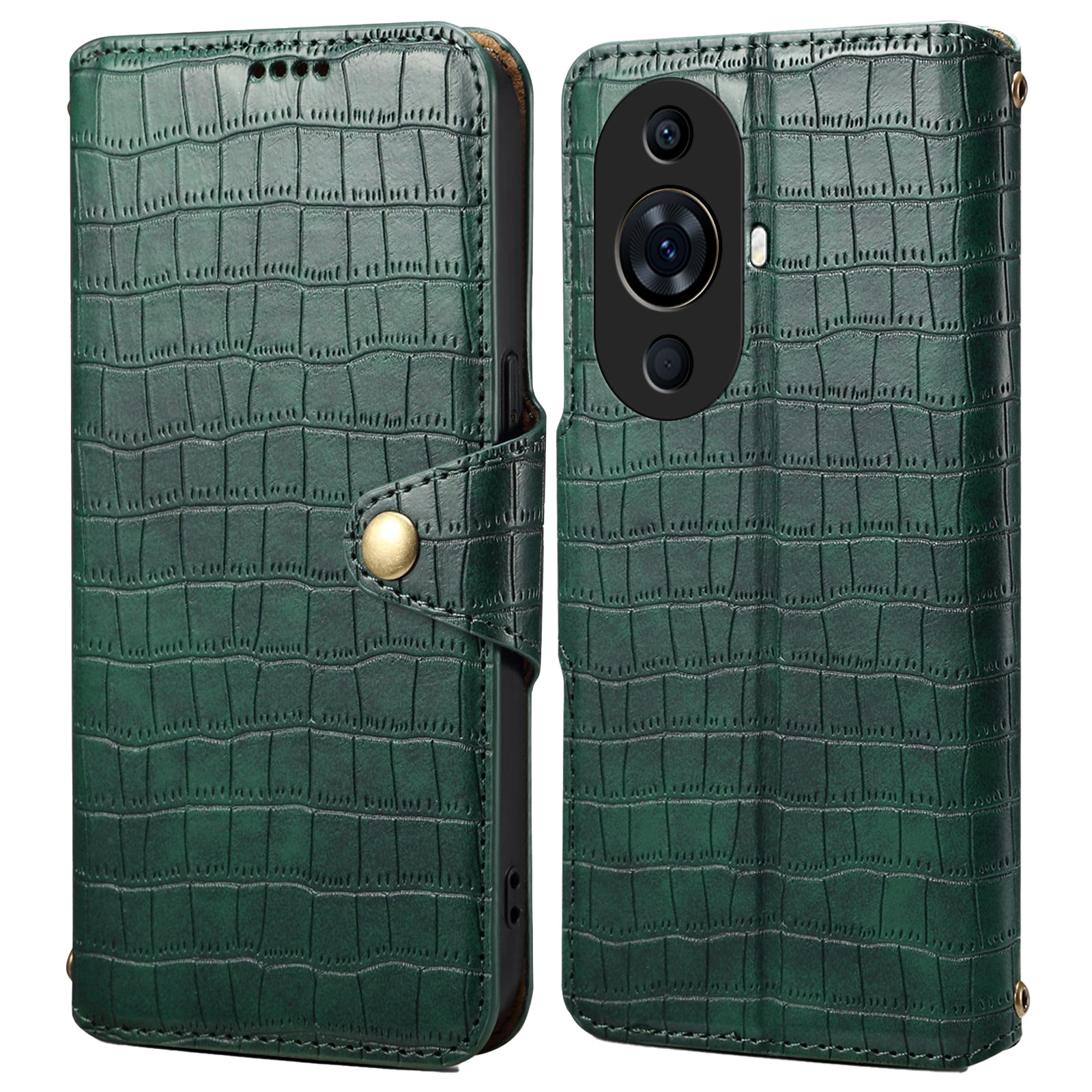 Phone Cover for Huawei nova 11 Pro / nova 11 Ultra Wallet Crocodile Texture Leather Case