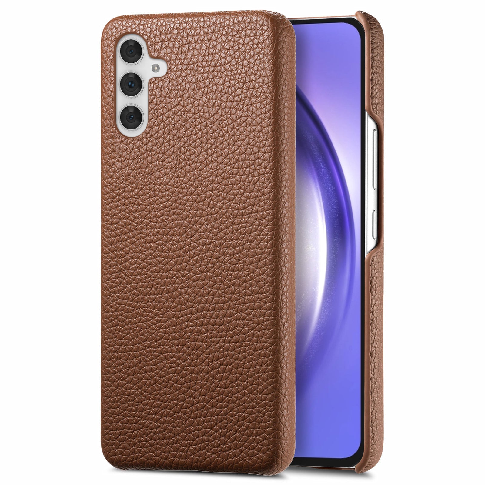 Y1 For Samsung Galaxy A54 5G Case Litchi Texture PU Hard PC Slim Phone Cover