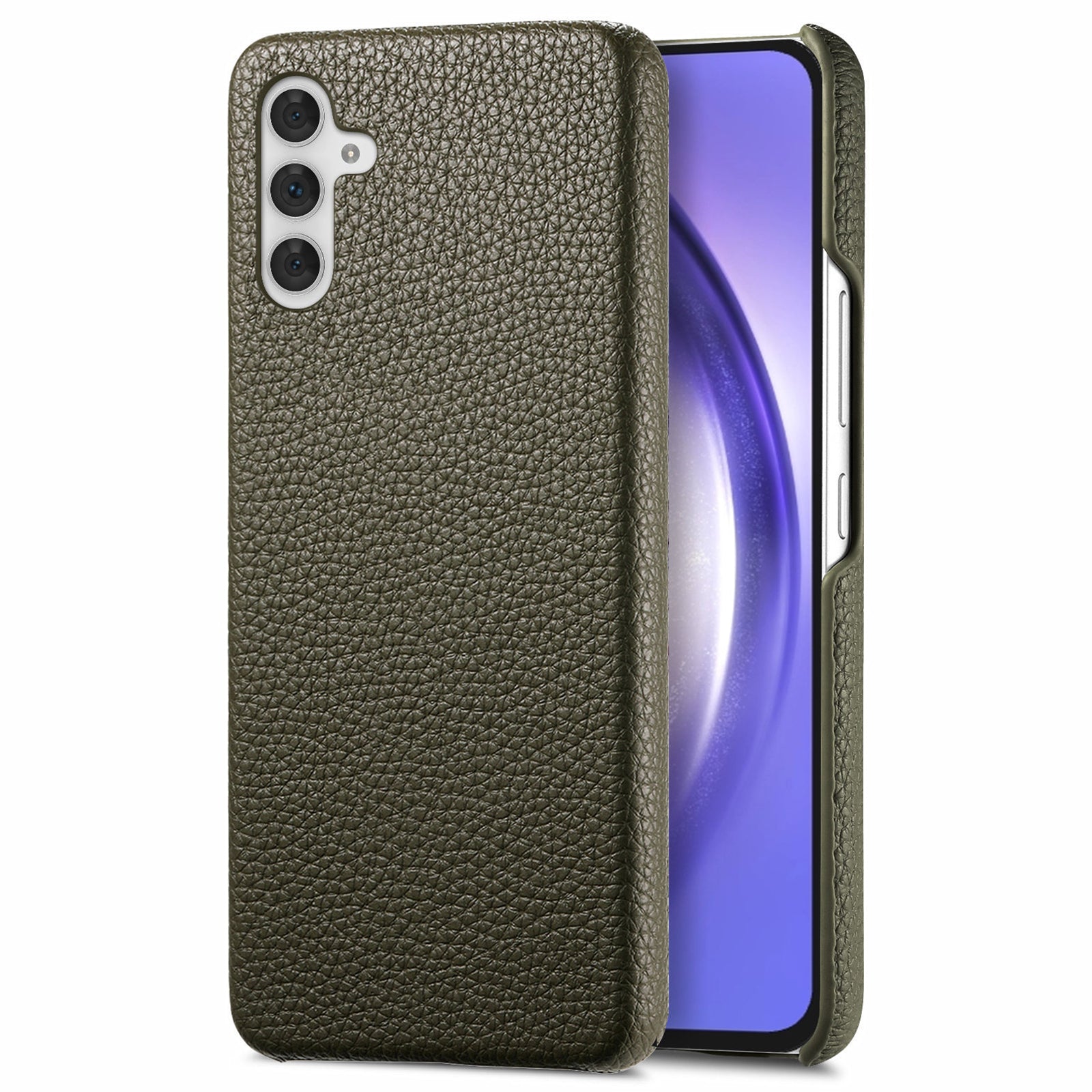 Y1 For Samsung Galaxy A54 5G Case Litchi Texture PU Hard PC Slim Phone Cover