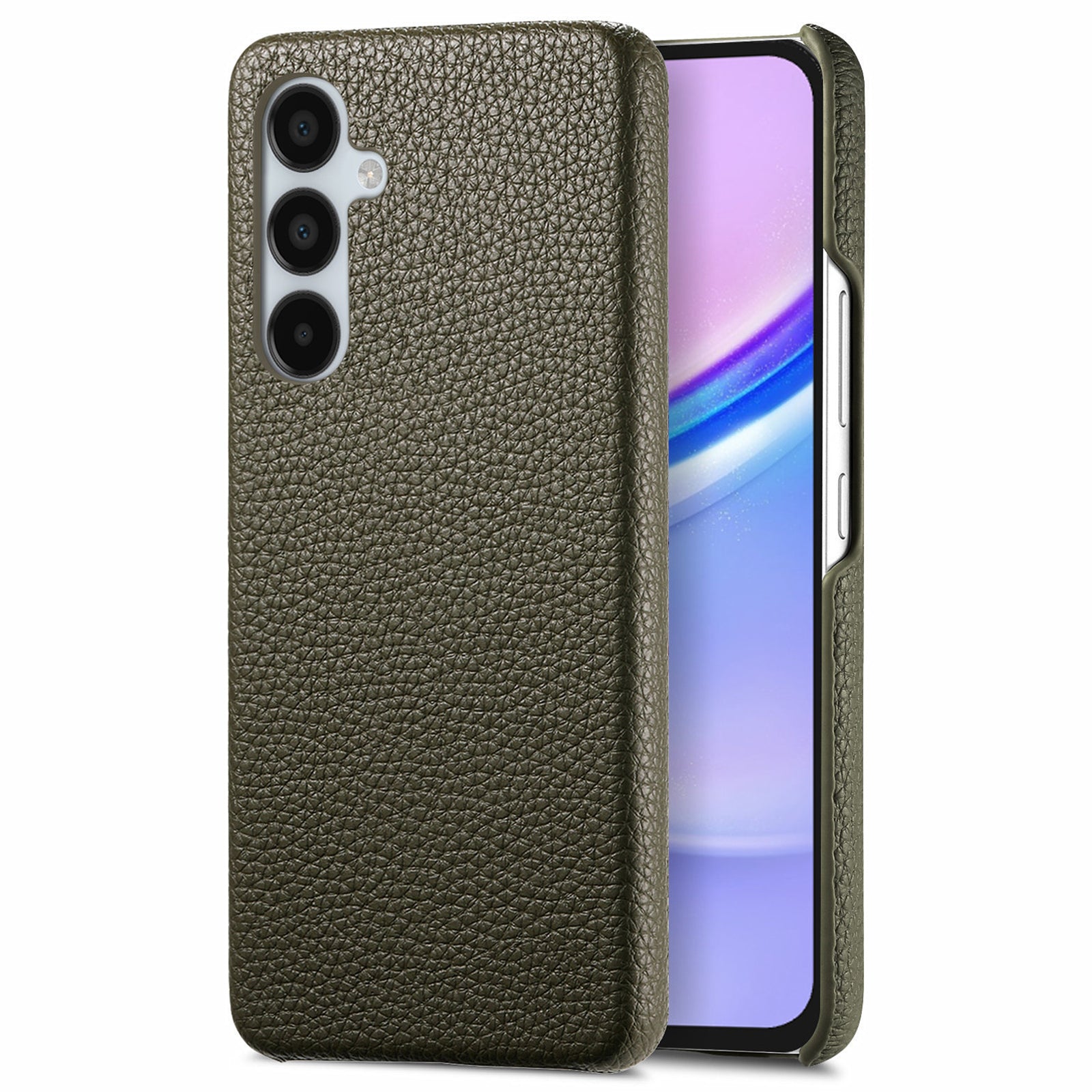 Y1 For Samsung Galaxy A15 4G / A15 5G Phone Cover PU Leather Coated PC Litchi Texture Case