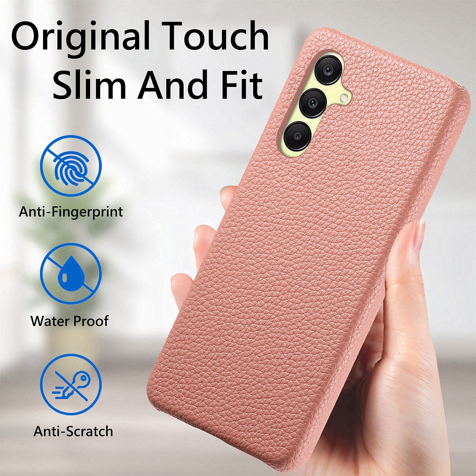 Y1 For Samsung Galaxy A25 5G (Global) (161.0 x 76.5 x 8.3mm) Phone Case Litchi Texture Leather+PC Cover