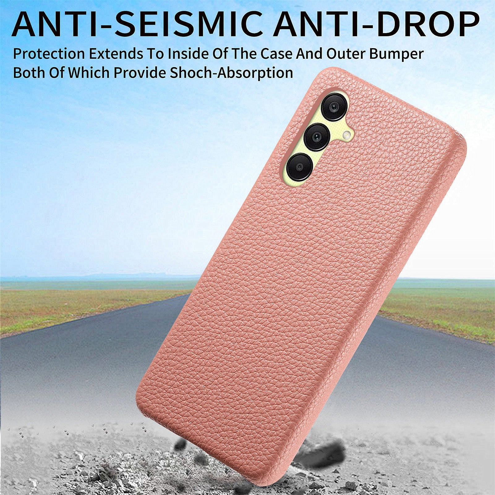 Y1 For Samsung Galaxy A25 5G (Global) (161.0 x 76.5 x 8.3mm) Phone Case Litchi Texture Leather+PC Cover