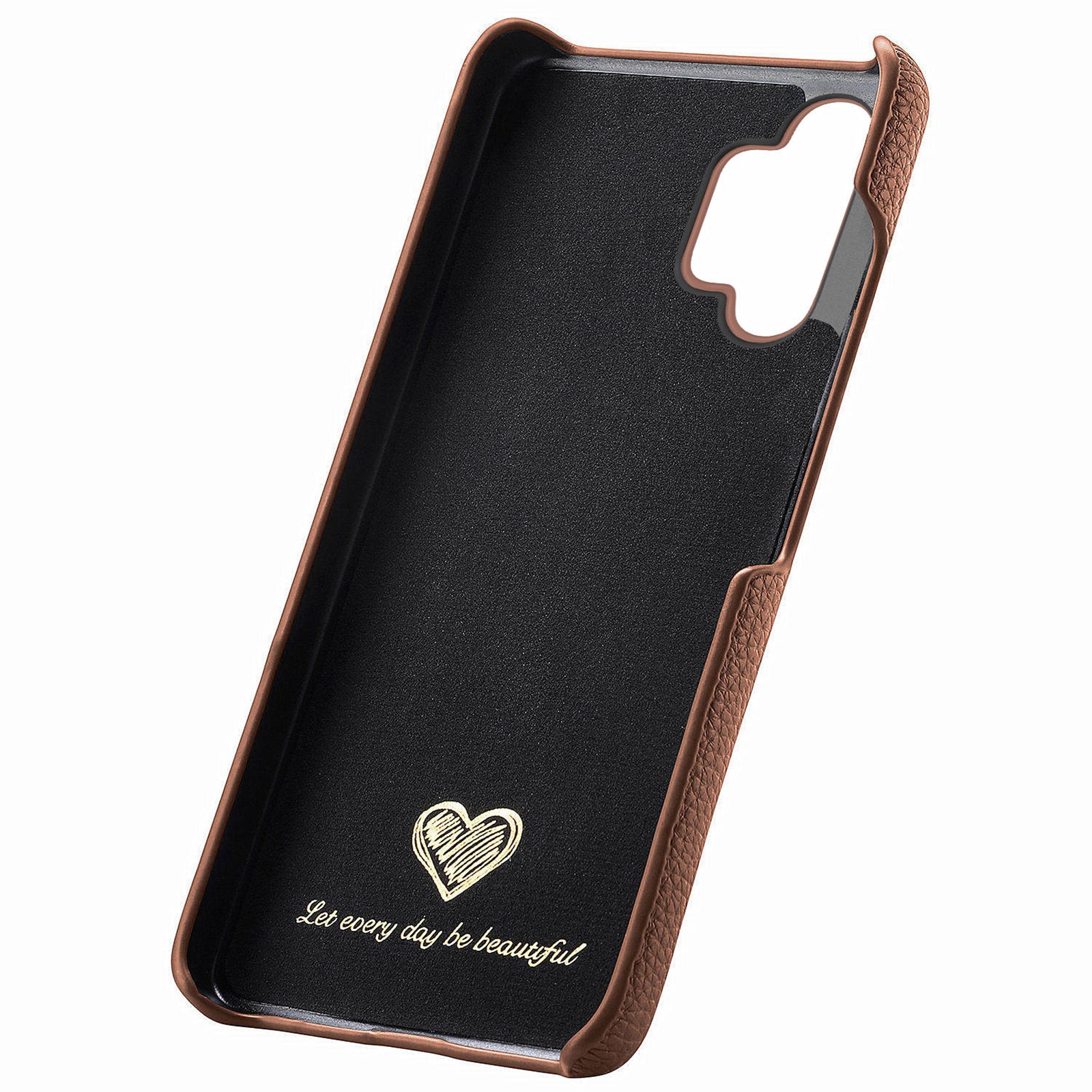 Y1 For Samsung Galaxy A13 4G Case Shockproof Litchi Texture Leather+PC Phone Cover