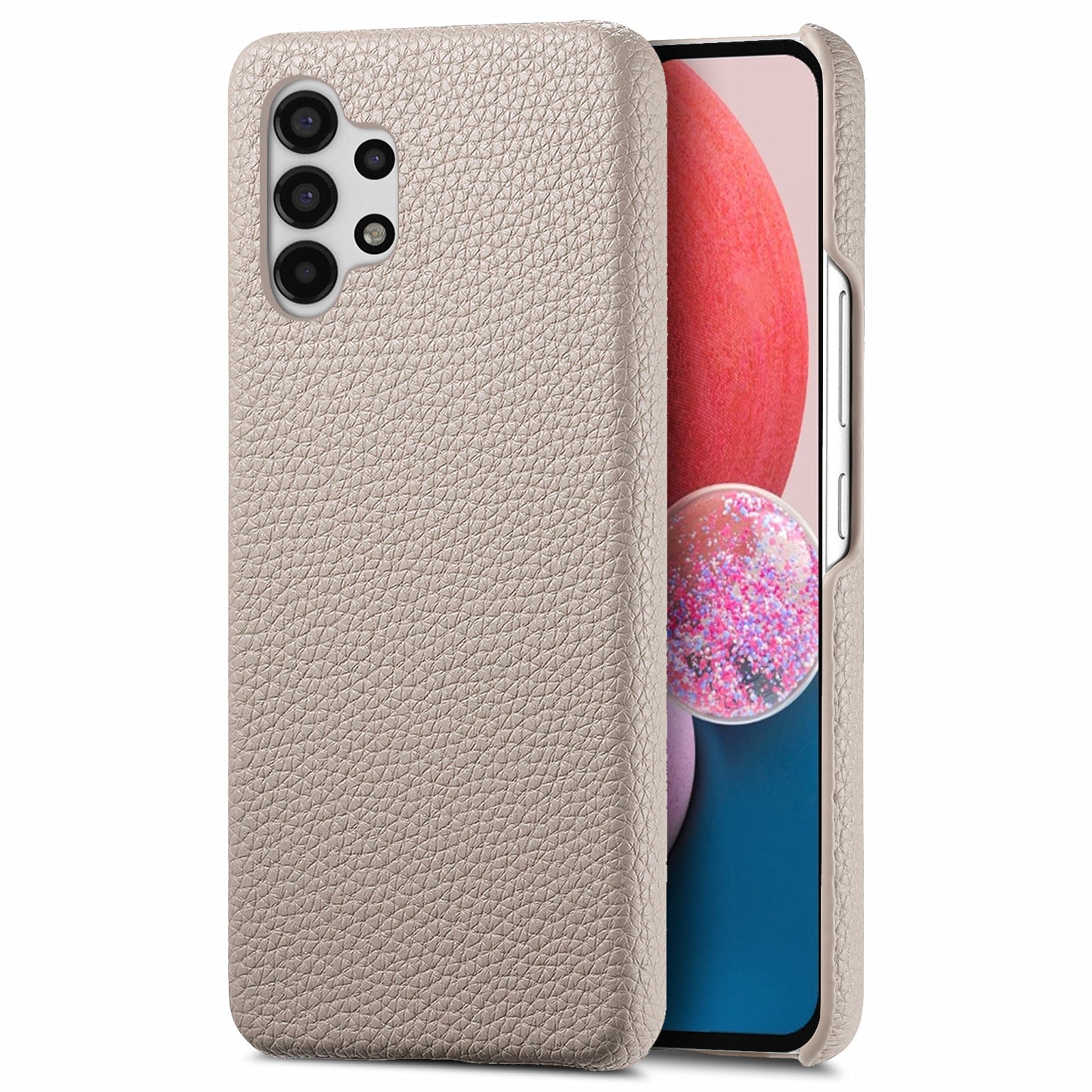 Y1 For Samsung Galaxy A13 4G Case Shockproof Litchi Texture Leather+PC Phone Cover