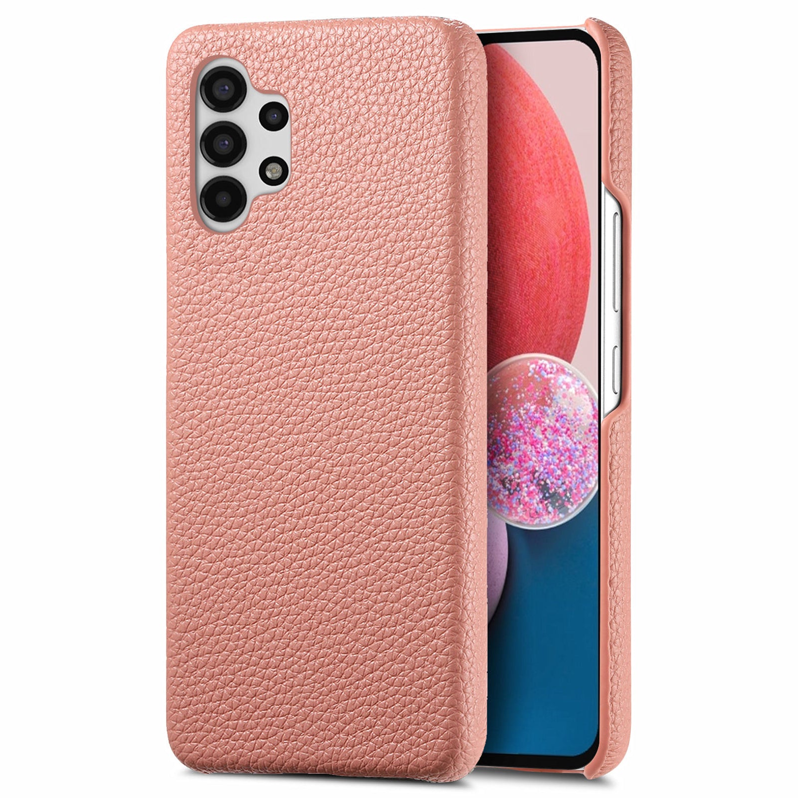 Y1 For Samsung Galaxy A13 4G Case Shockproof Litchi Texture Leather+PC Phone Cover