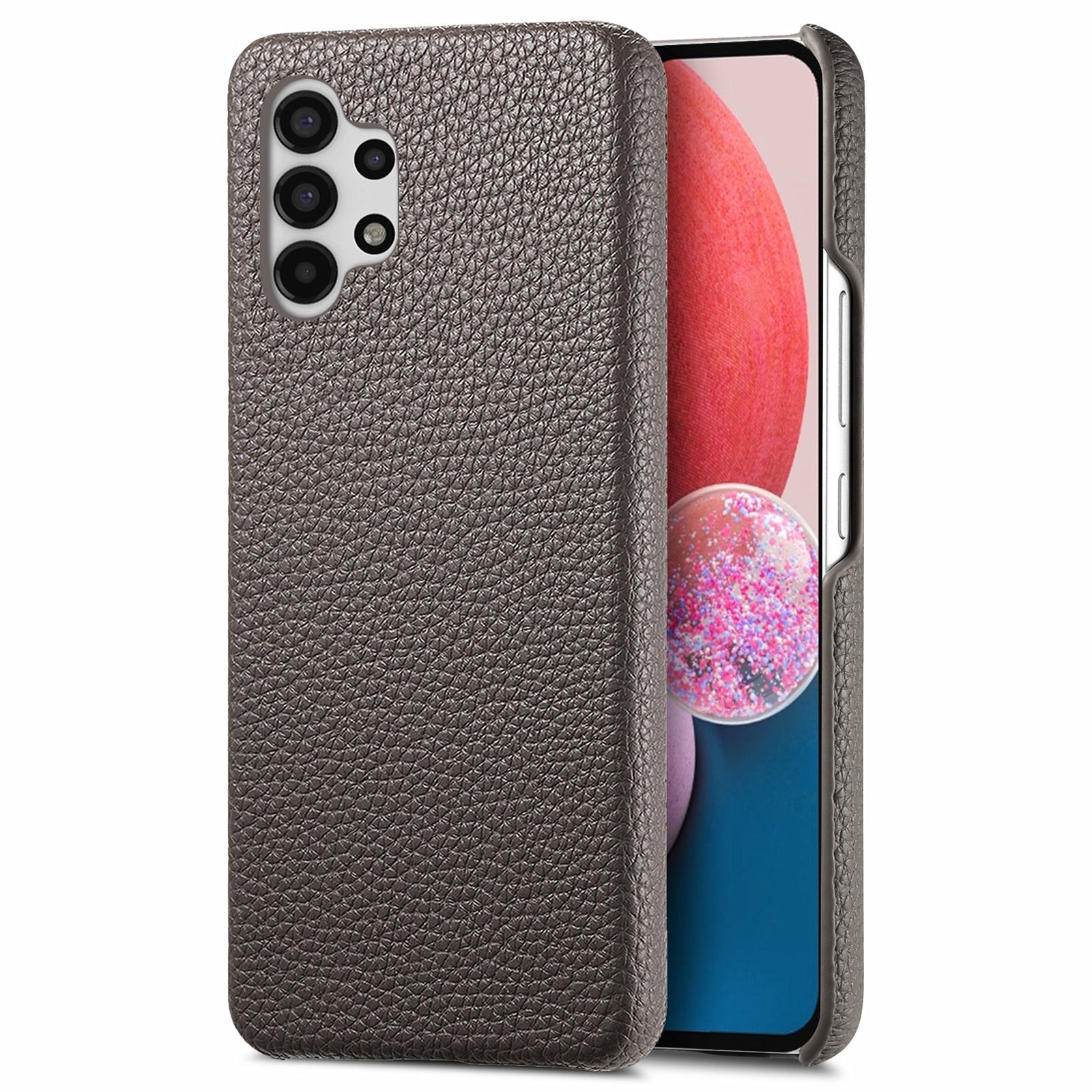Y1 For Samsung Galaxy A13 4G Case Shockproof Litchi Texture Leather+PC Phone Cover