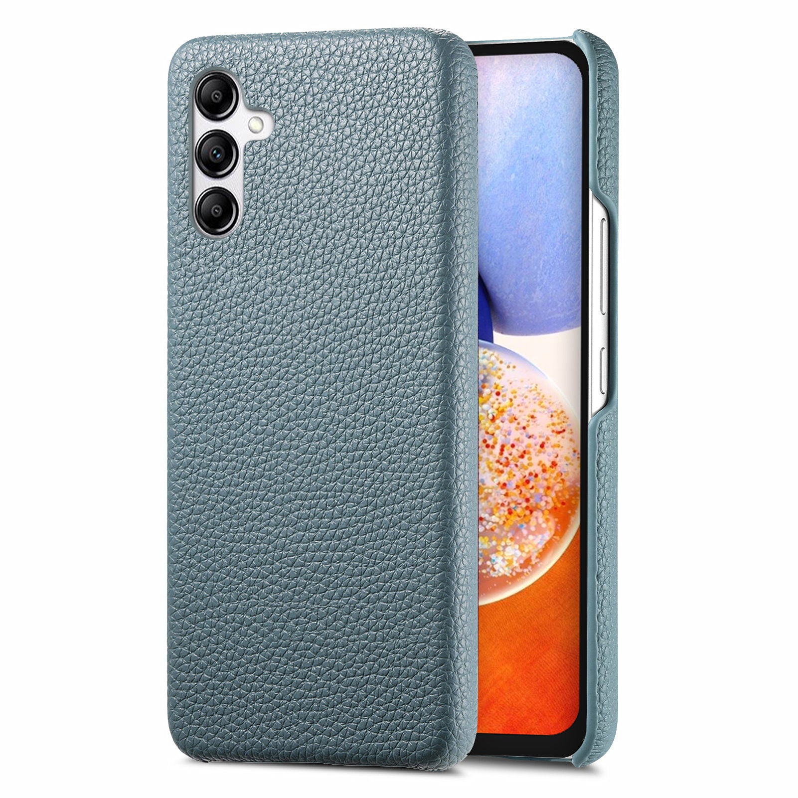 Y1 For Samsung Galaxy A14 5G / A14 4G Cover PU Leather Coated PC Phone Case with Litchi Texture