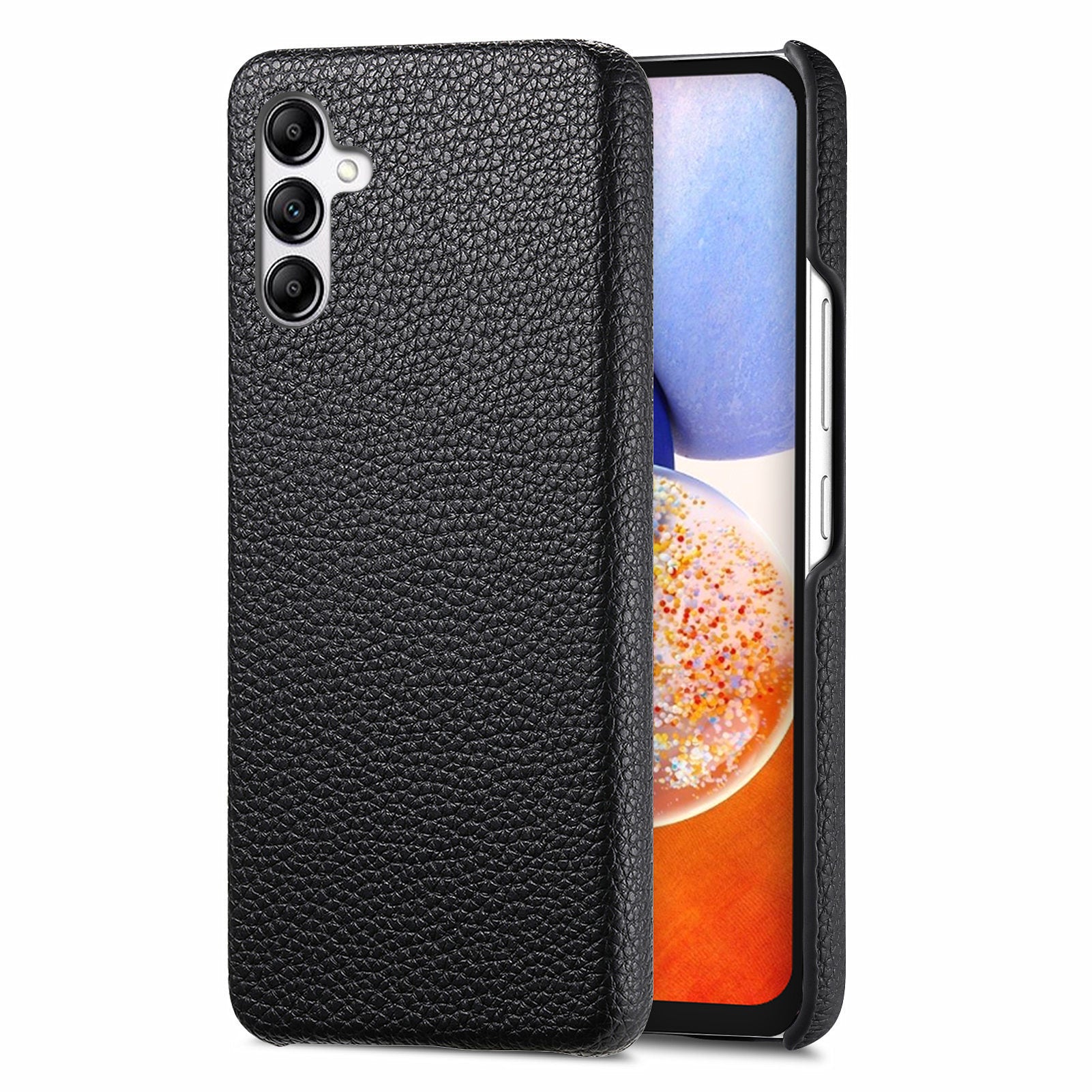 Y1 For Samsung Galaxy A14 5G / A14 4G Cover PU Leather Coated PC Phone Case with Litchi Texture