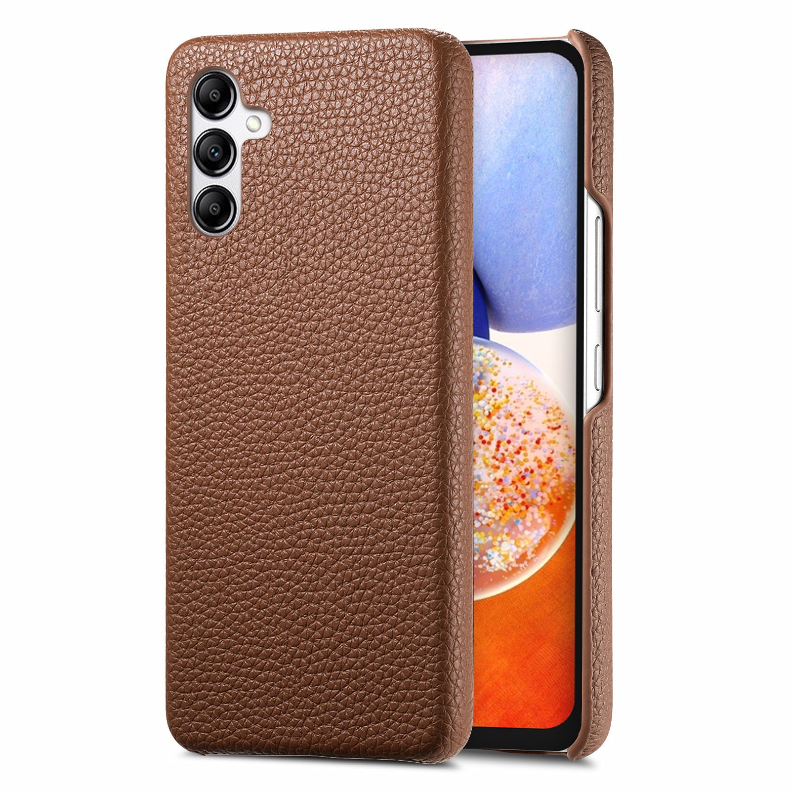 Y1 For Samsung Galaxy A14 5G / A14 4G Cover PU Leather Coated PC Phone Case with Litchi Texture