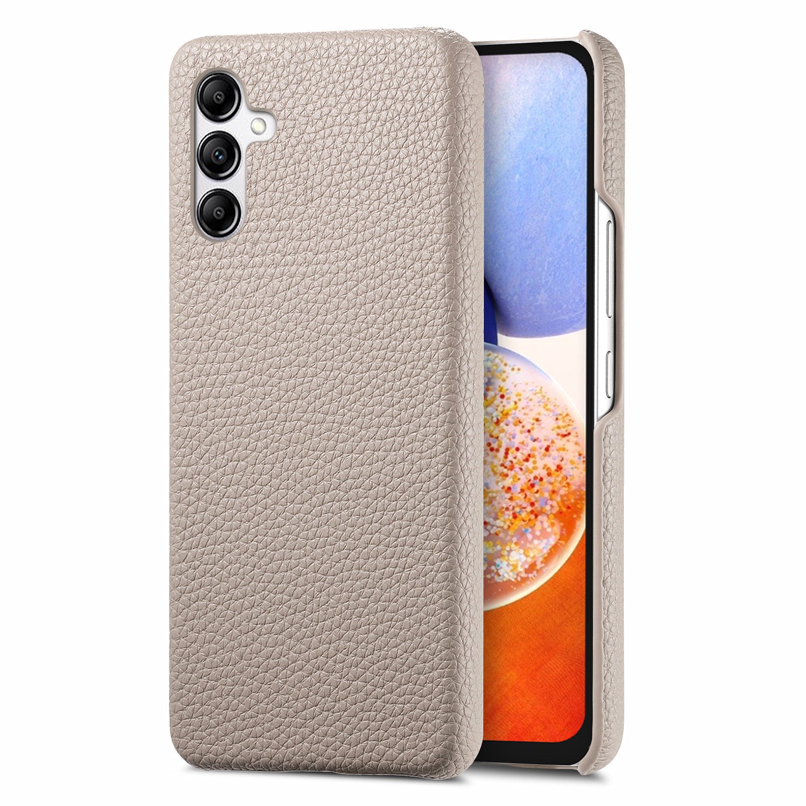 Y1 For Samsung Galaxy A14 5G / A14 4G Cover PU Leather Coated PC Phone Case with Litchi Texture