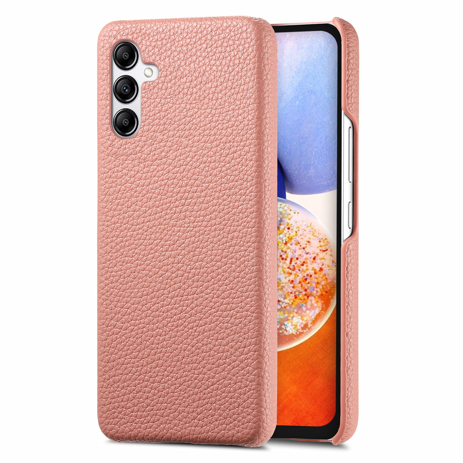Y1 For Samsung Galaxy A14 5G / A14 4G Cover PU Leather Coated PC Phone Case with Litchi Texture