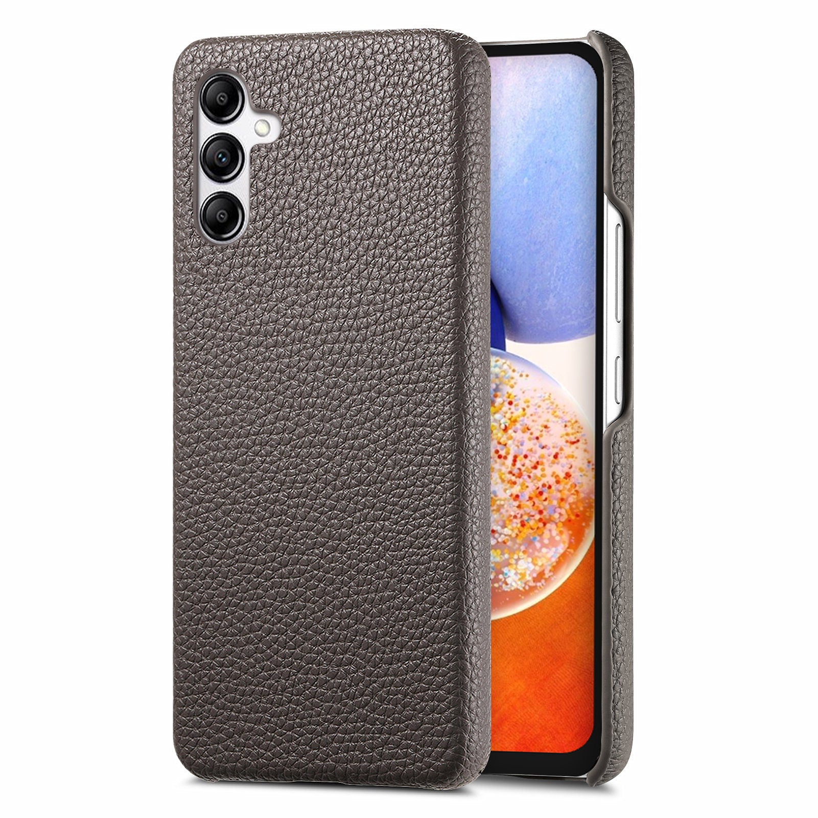 Y1 For Samsung Galaxy A14 5G / A14 4G Cover PU Leather Coated PC Phone Case with Litchi Texture