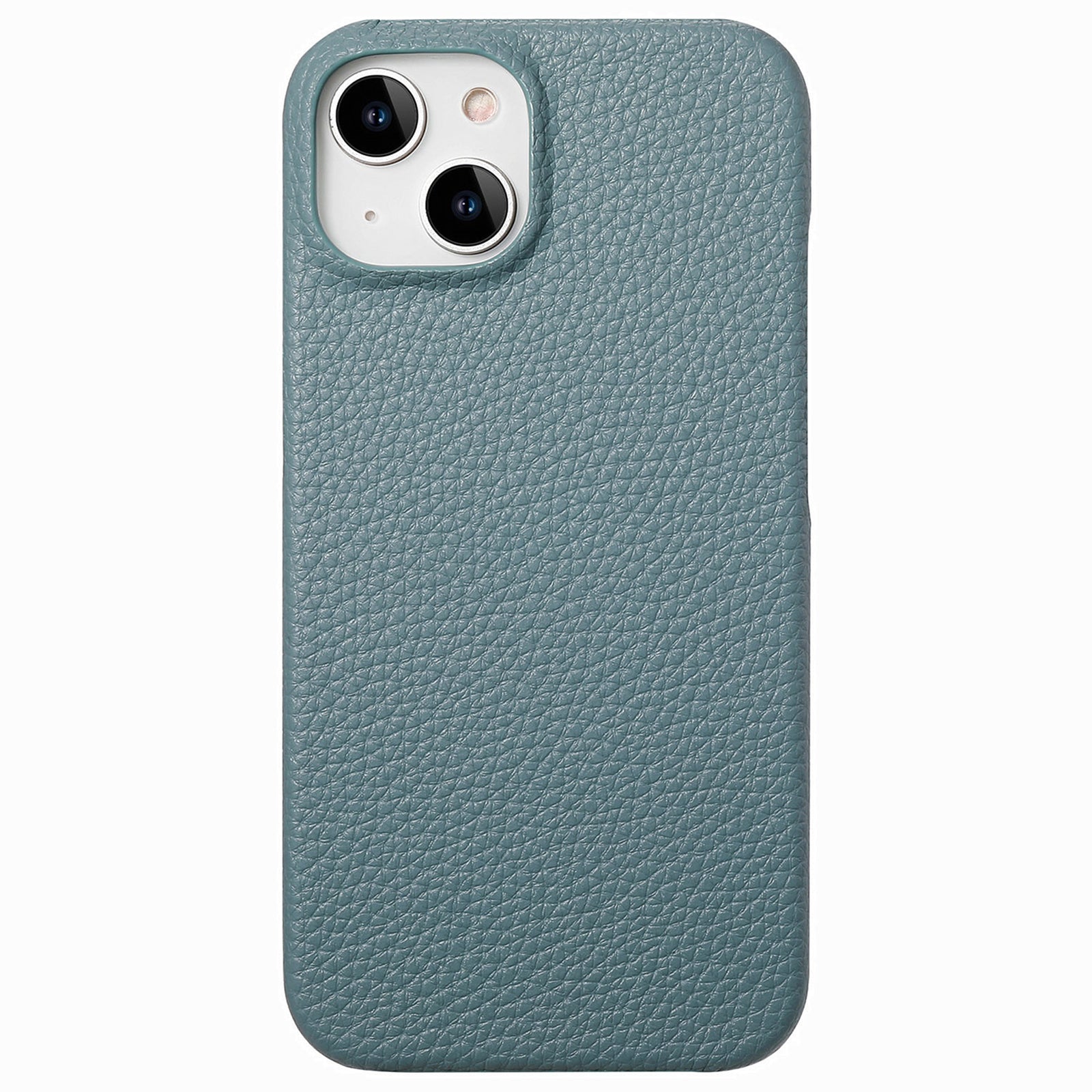 Y1 For iPhone 14 / 13 Case Litchi Texture PU Leather Coated PC Phone Cover