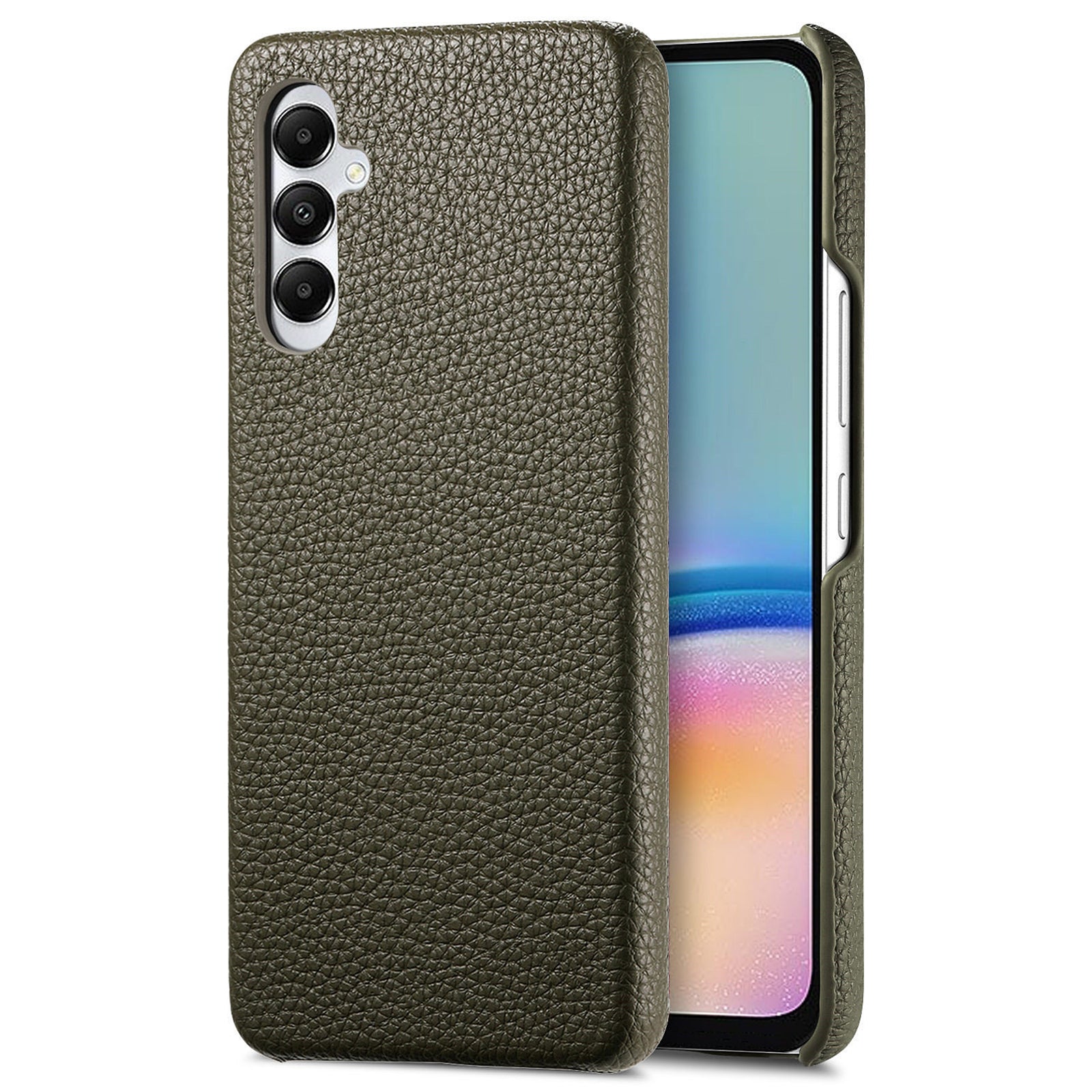 Y1 For Samsung Galaxy A05s 4G Case Litchi Texture PU Leather Hard PC Fall Prevention Cover