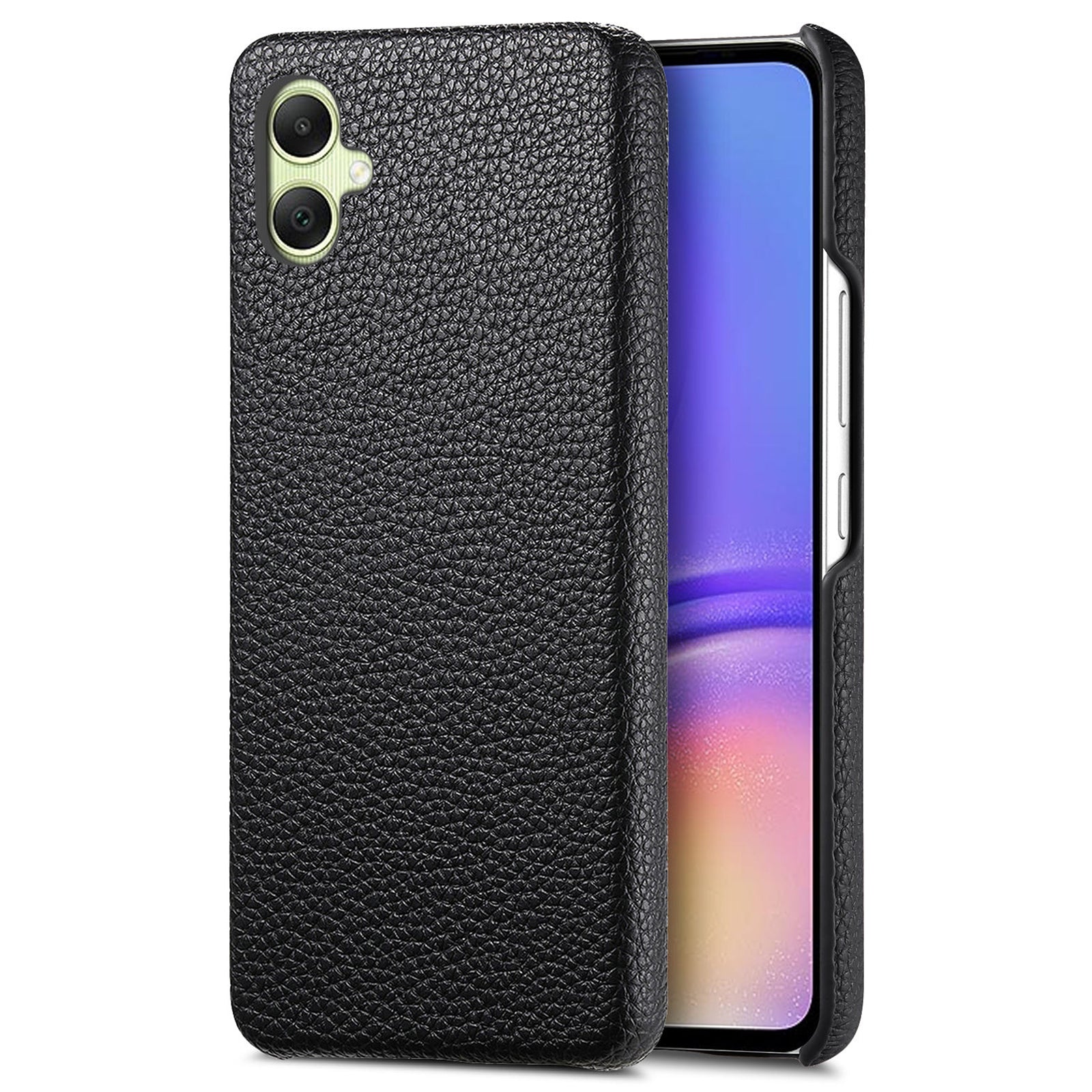 Y1 For Samsung Galaxy A05 4G Case Litchi Texture PU Leather+PC Anti-Scratch Cover