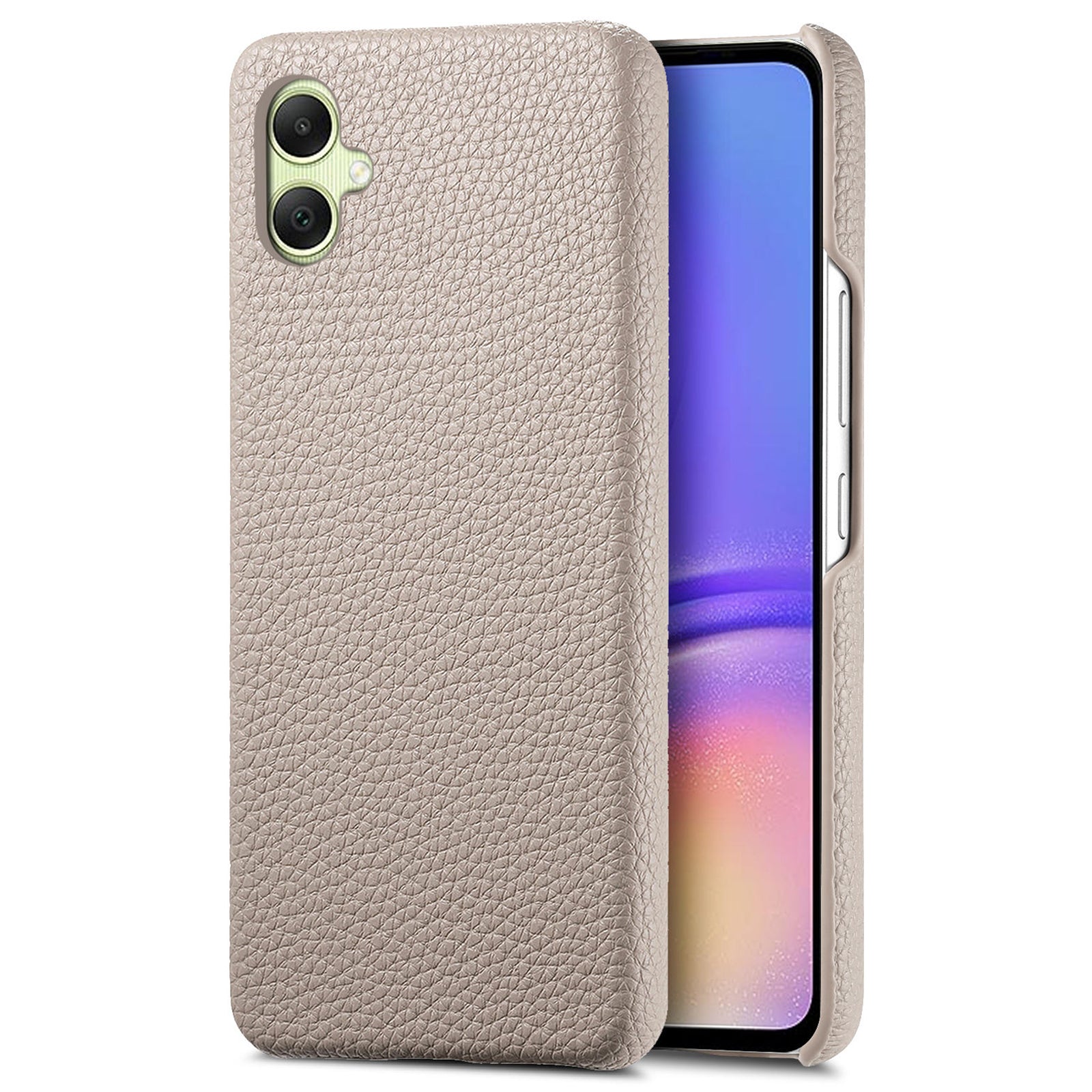 Y1 For Samsung Galaxy A05 4G Case Litchi Texture PU Leather+PC Anti-Scratch Cover