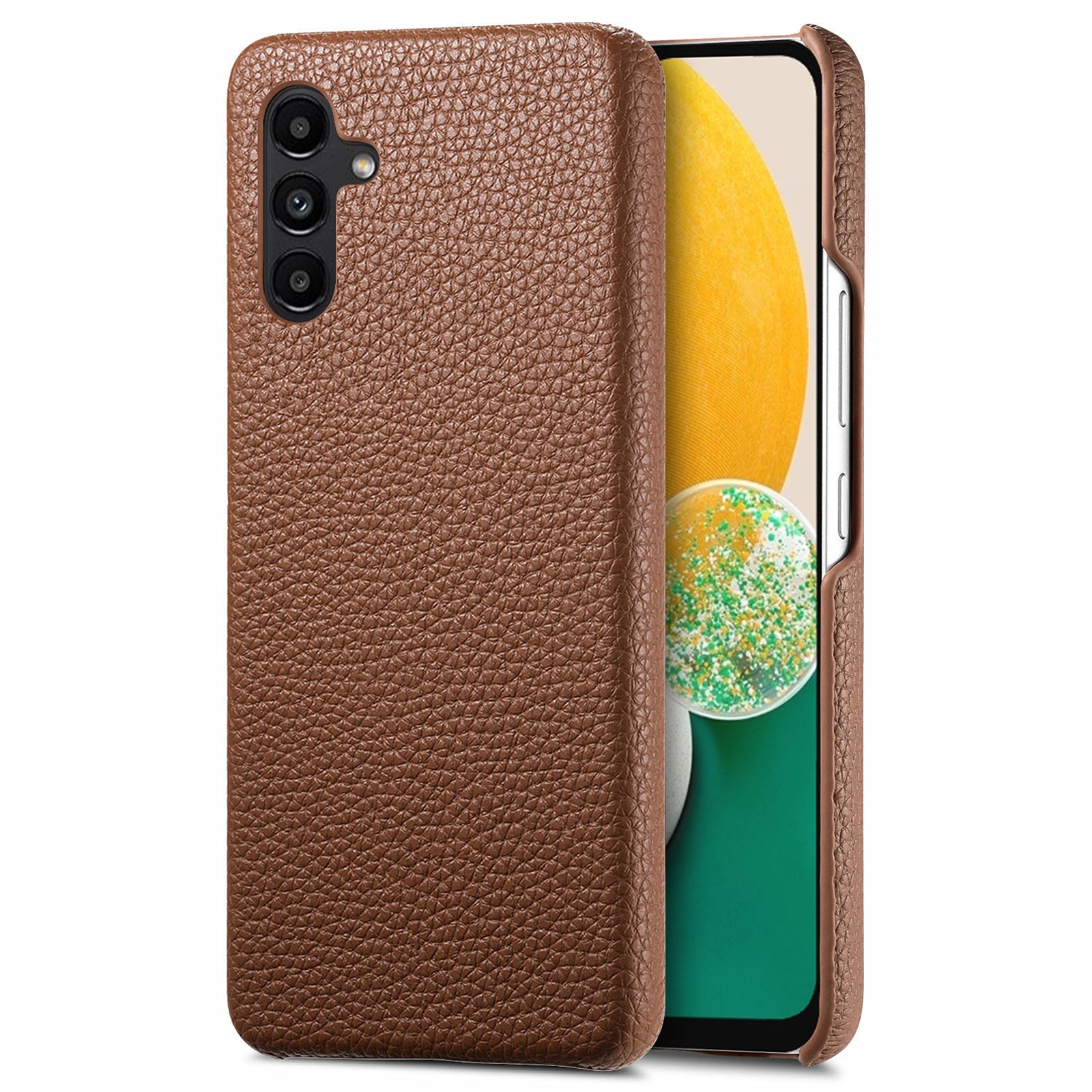 Y1 For Samsung Galaxy A13 5G / A04s 4G (164.7 x 76.7 x 9.1 mm) Case Litchi Texture Leather+PC Hard Phone Cover
