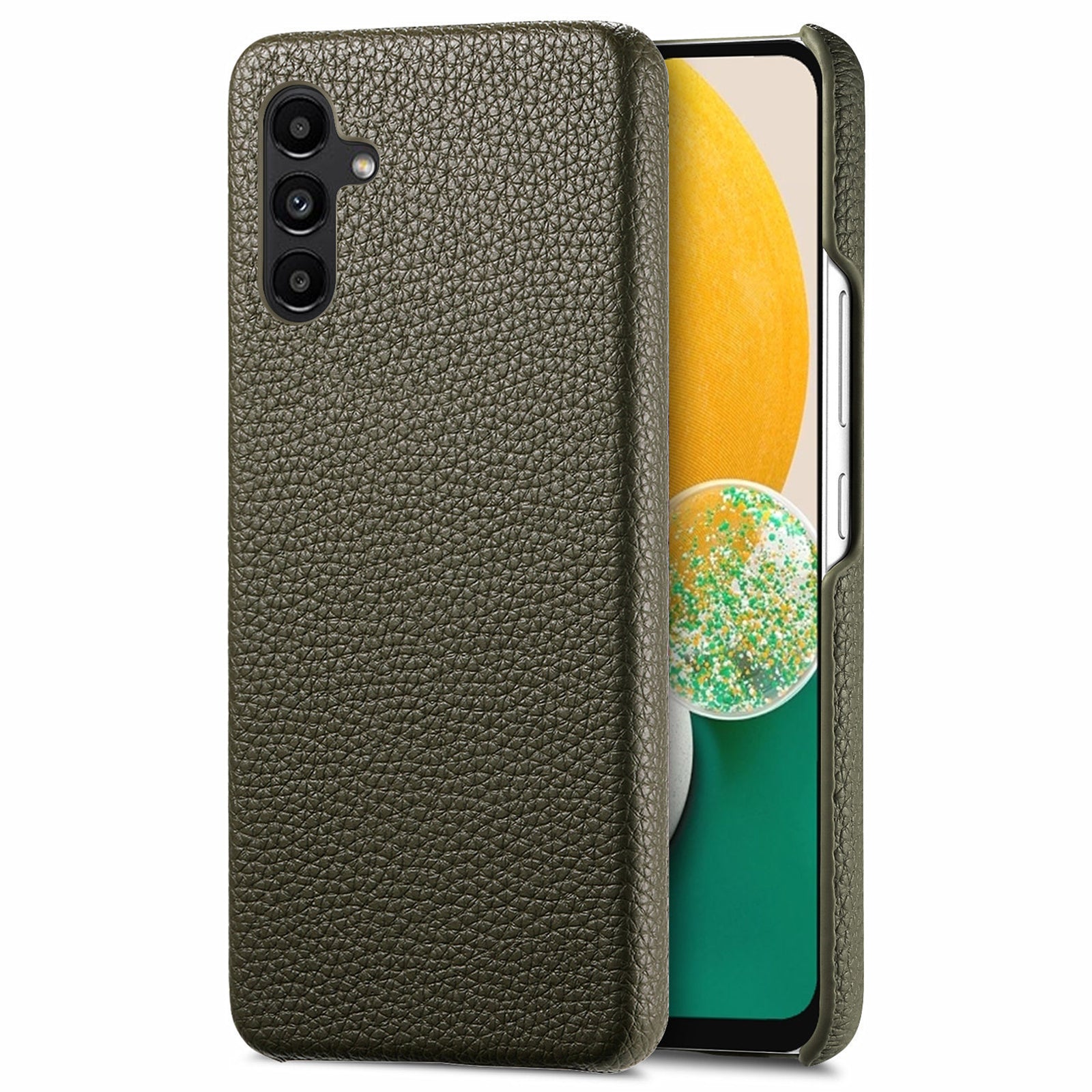 Y1 For Samsung Galaxy A13 5G / A04s 4G (164.7 x 76.7 x 9.1 mm) Case Litchi Texture Leather+PC Hard Phone Cover