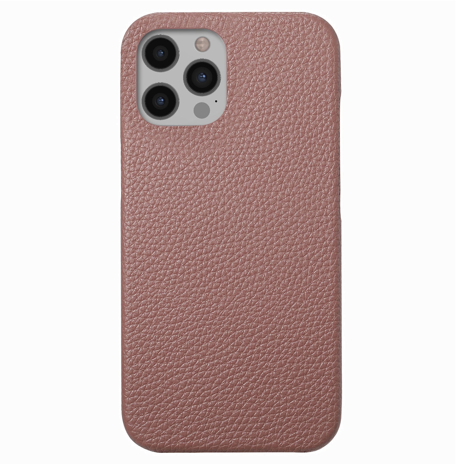 Y1 For iPhone 12 / 12 Pro Phone Case PU Leather Coated PC Back Cover Litchi Texture