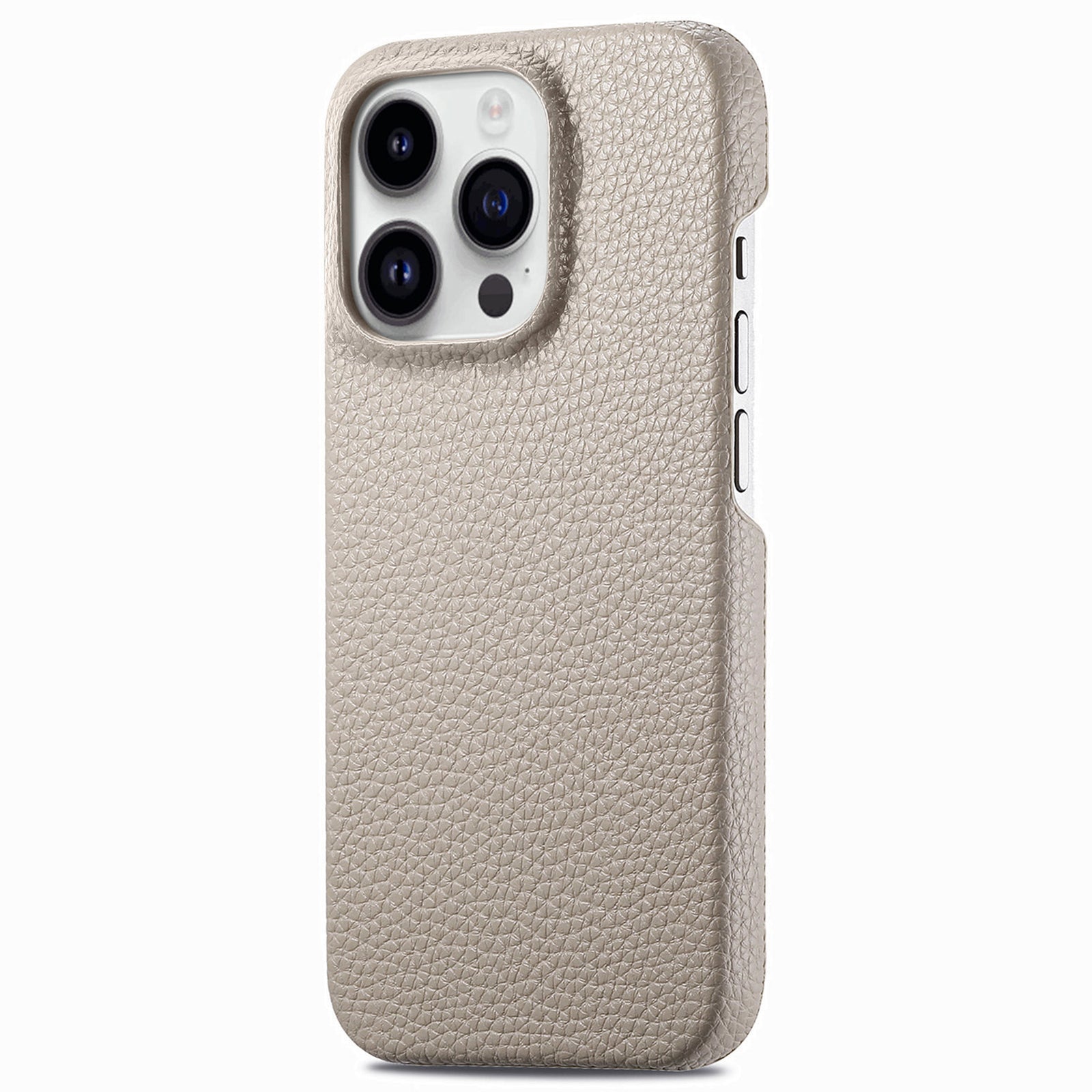 Y1 For iPhone 13 Pro Max 6.7 inch Case Leather+PC Smart Phone Cover with Litchi Texture