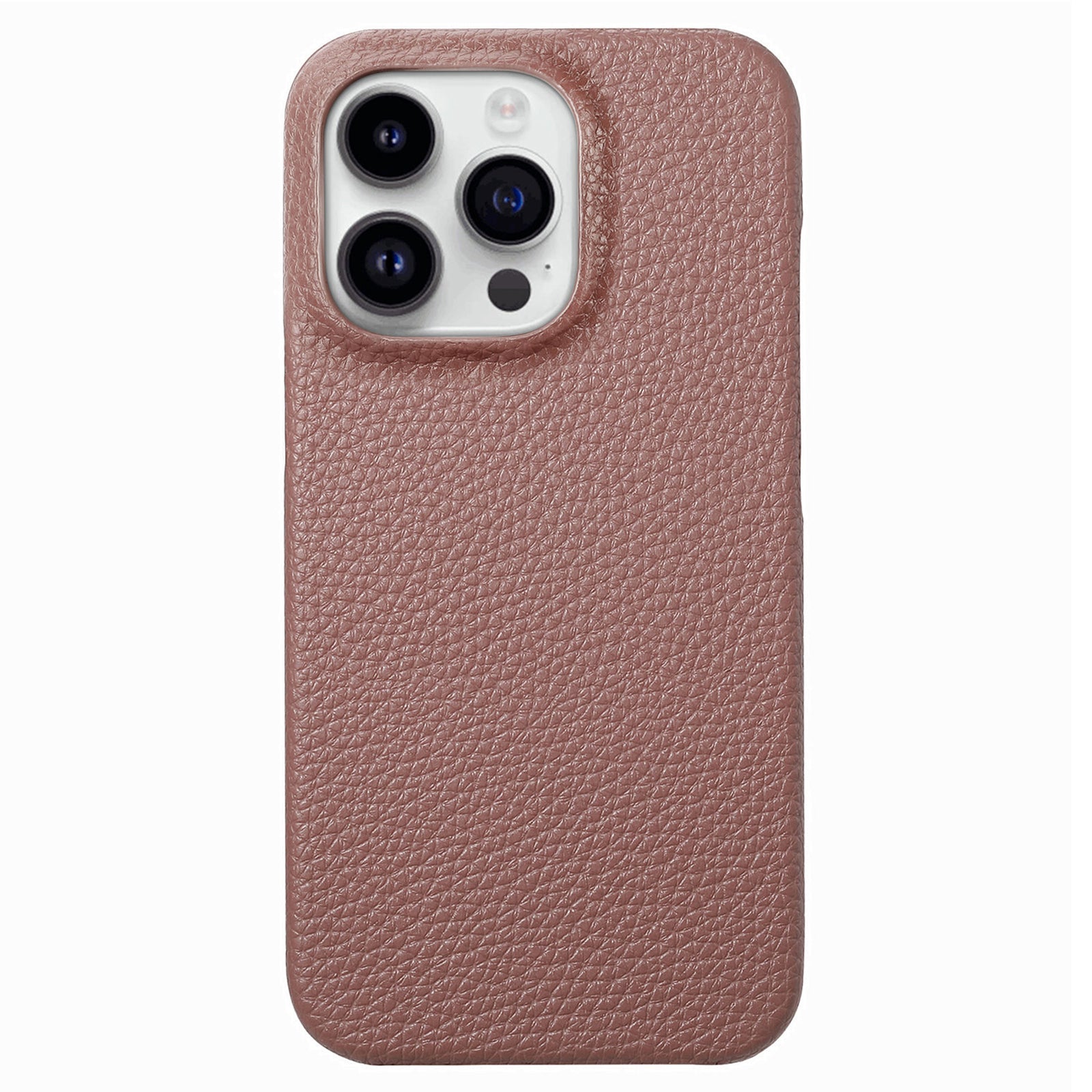 Y1 For iPhone 14 Pro Case Litchi Texture Leather+PC Anti-fingerprint Protective Shell